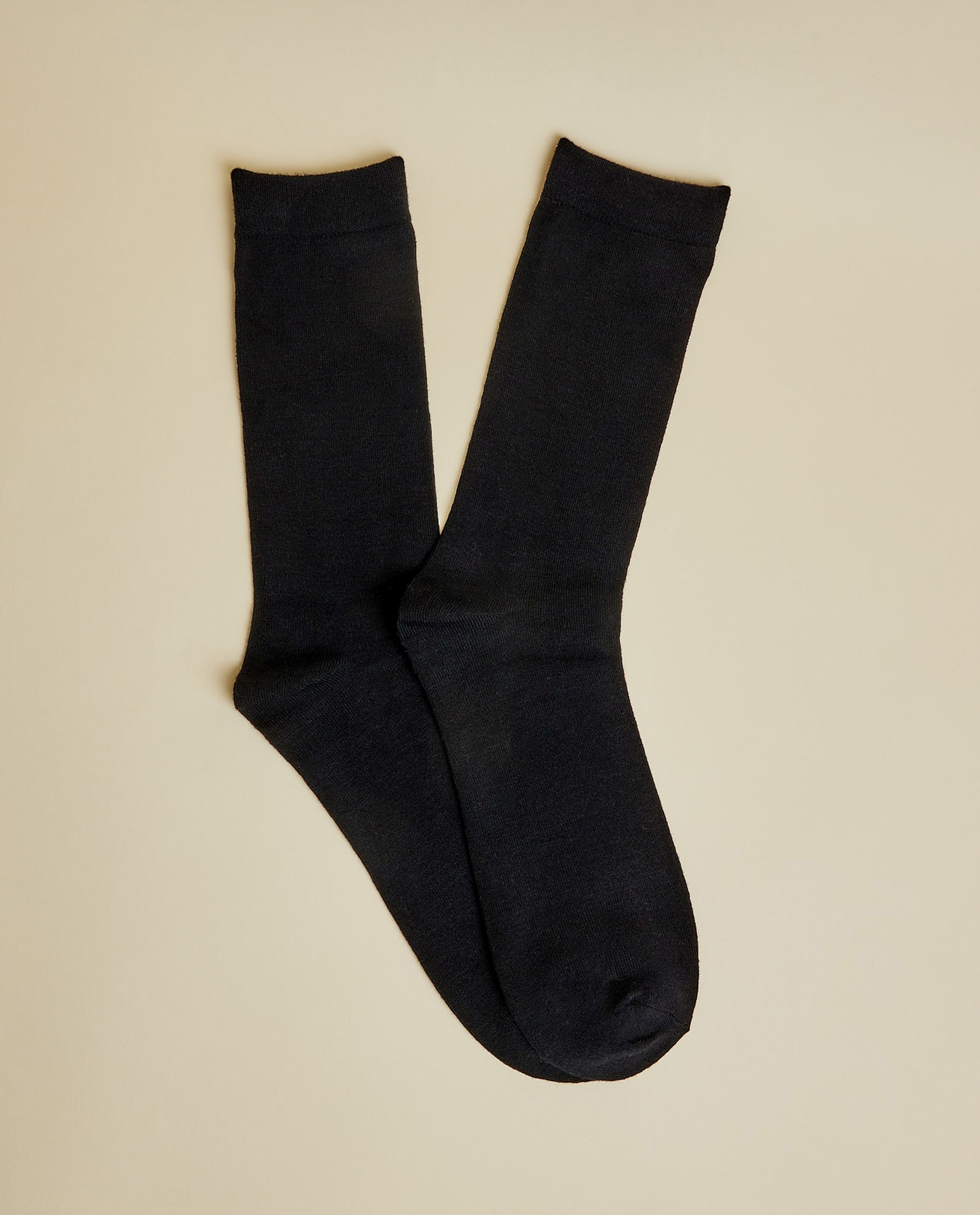 5 Pack Solid Crew Socks
