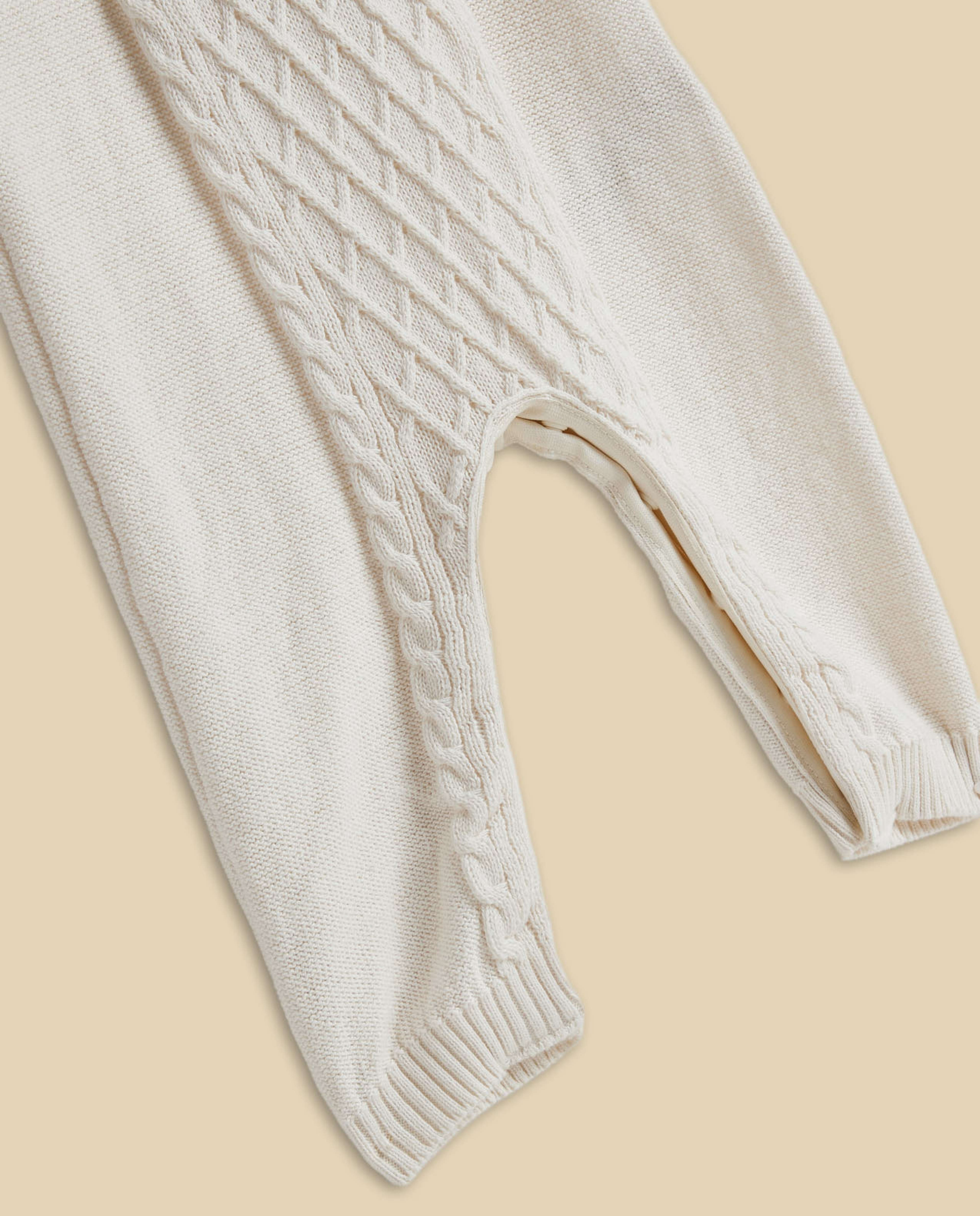 Knitted Long Sleeves Rompers