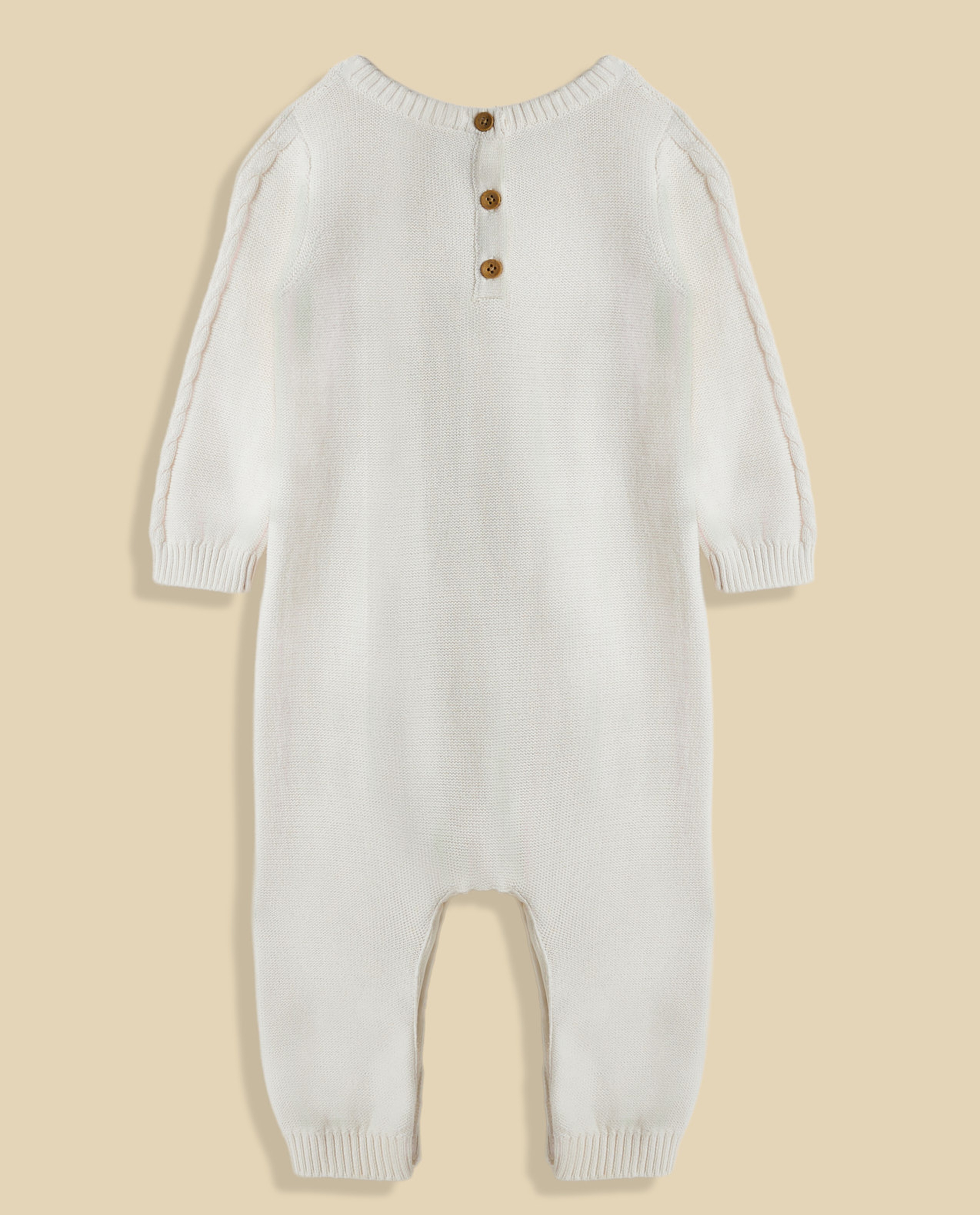 Knitted Long Sleeves Rompers