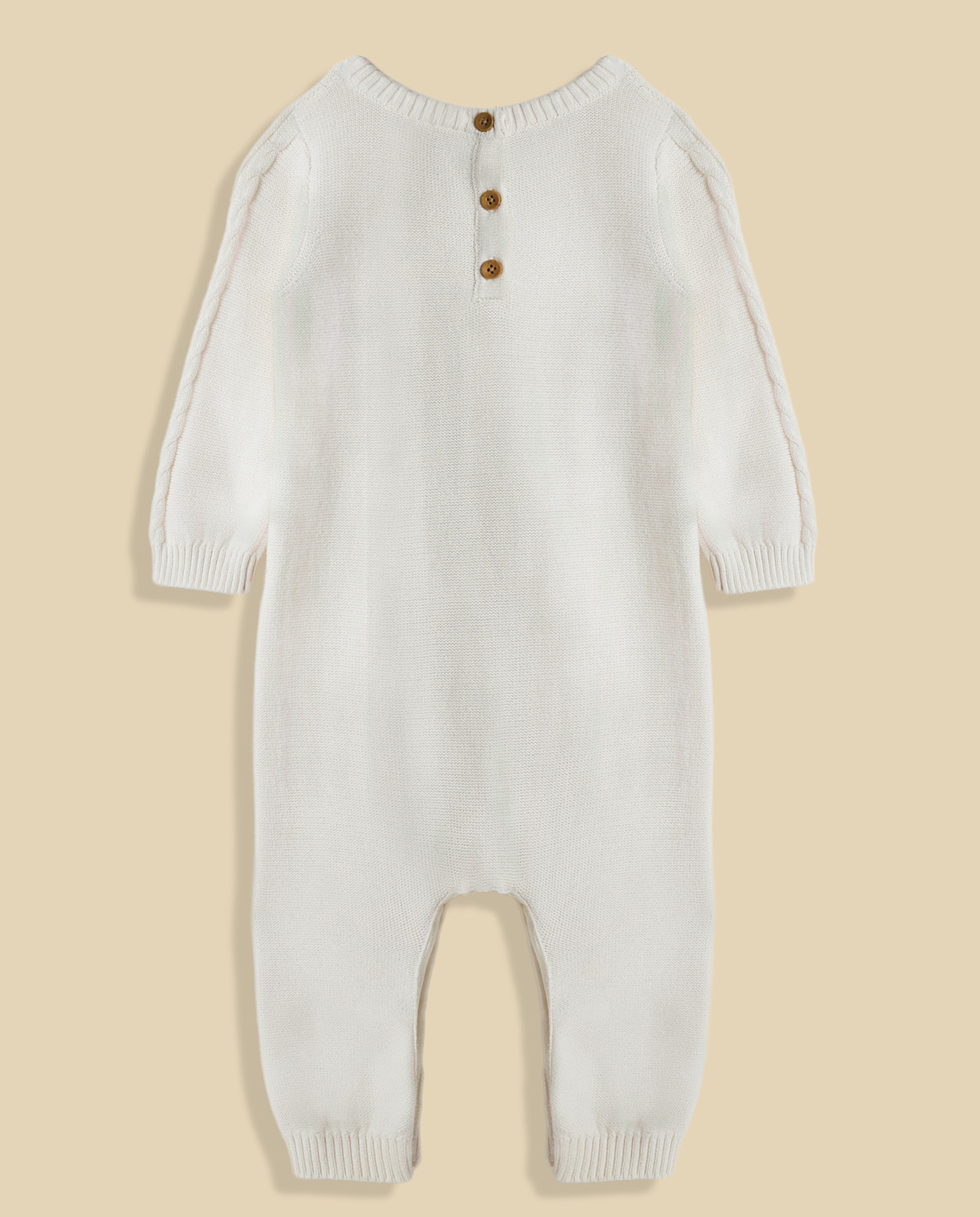 Knitted Long Sleeves Rompers