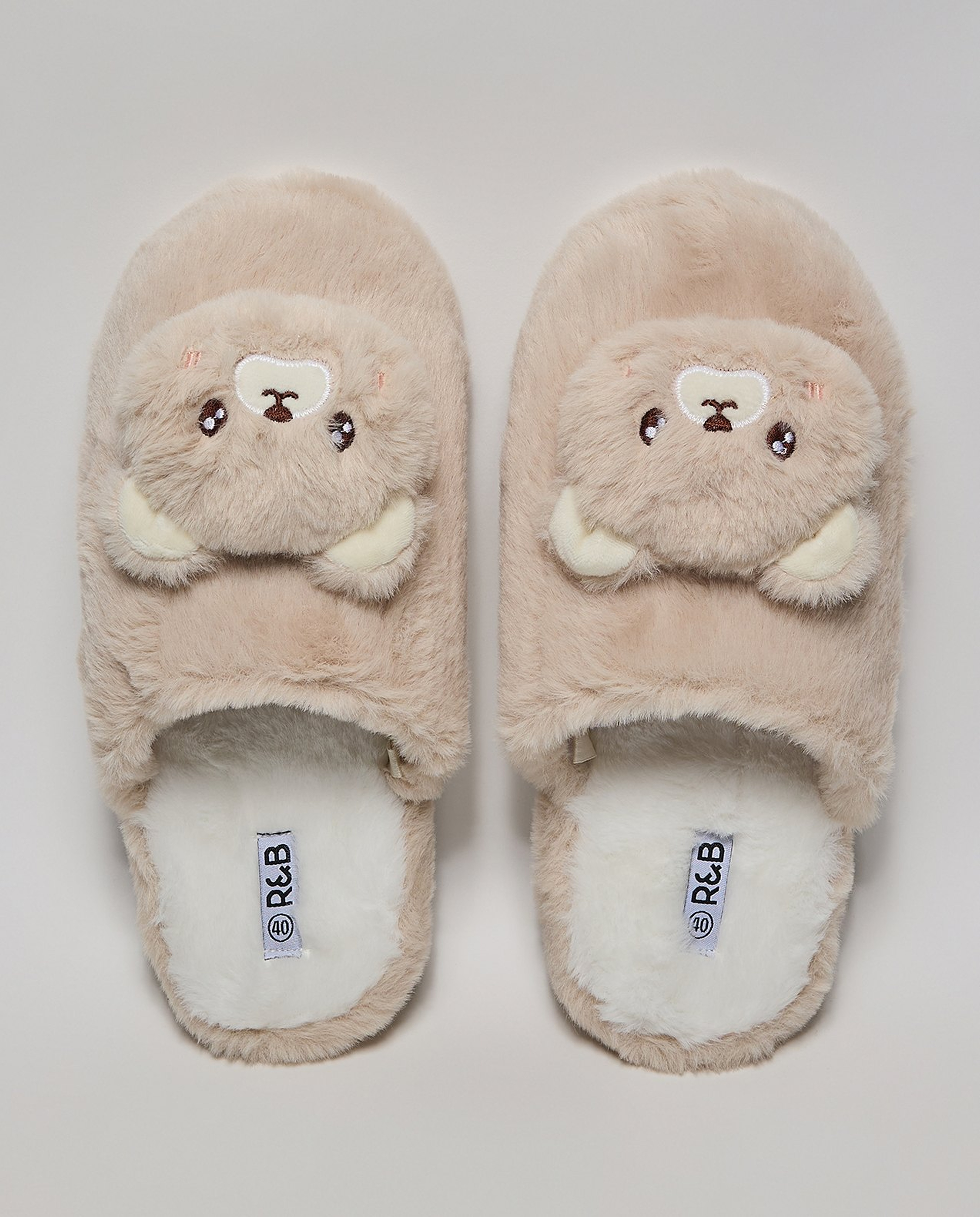Appliqued Bedroom Slippers