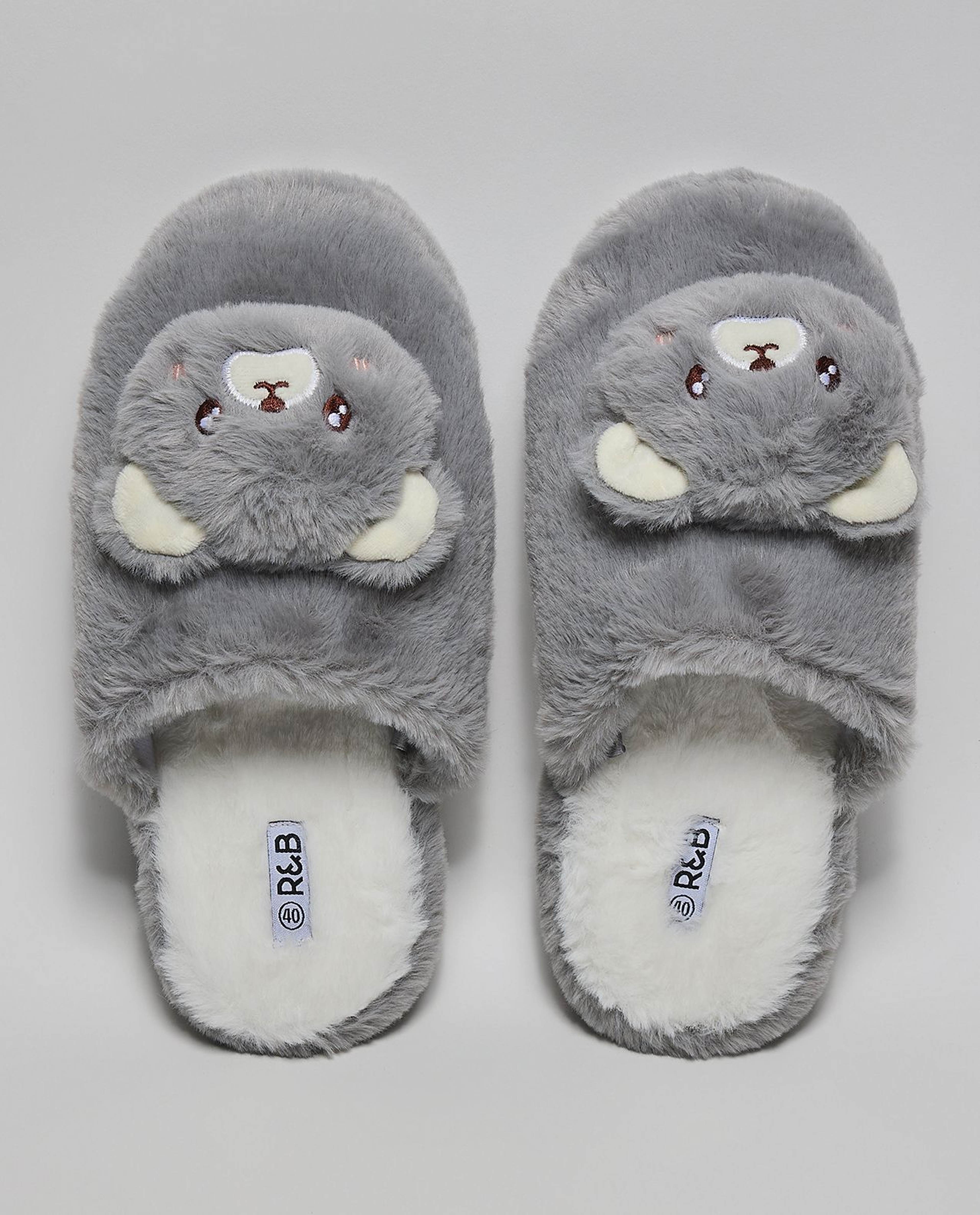 Appliqued Bedroom Slippers
