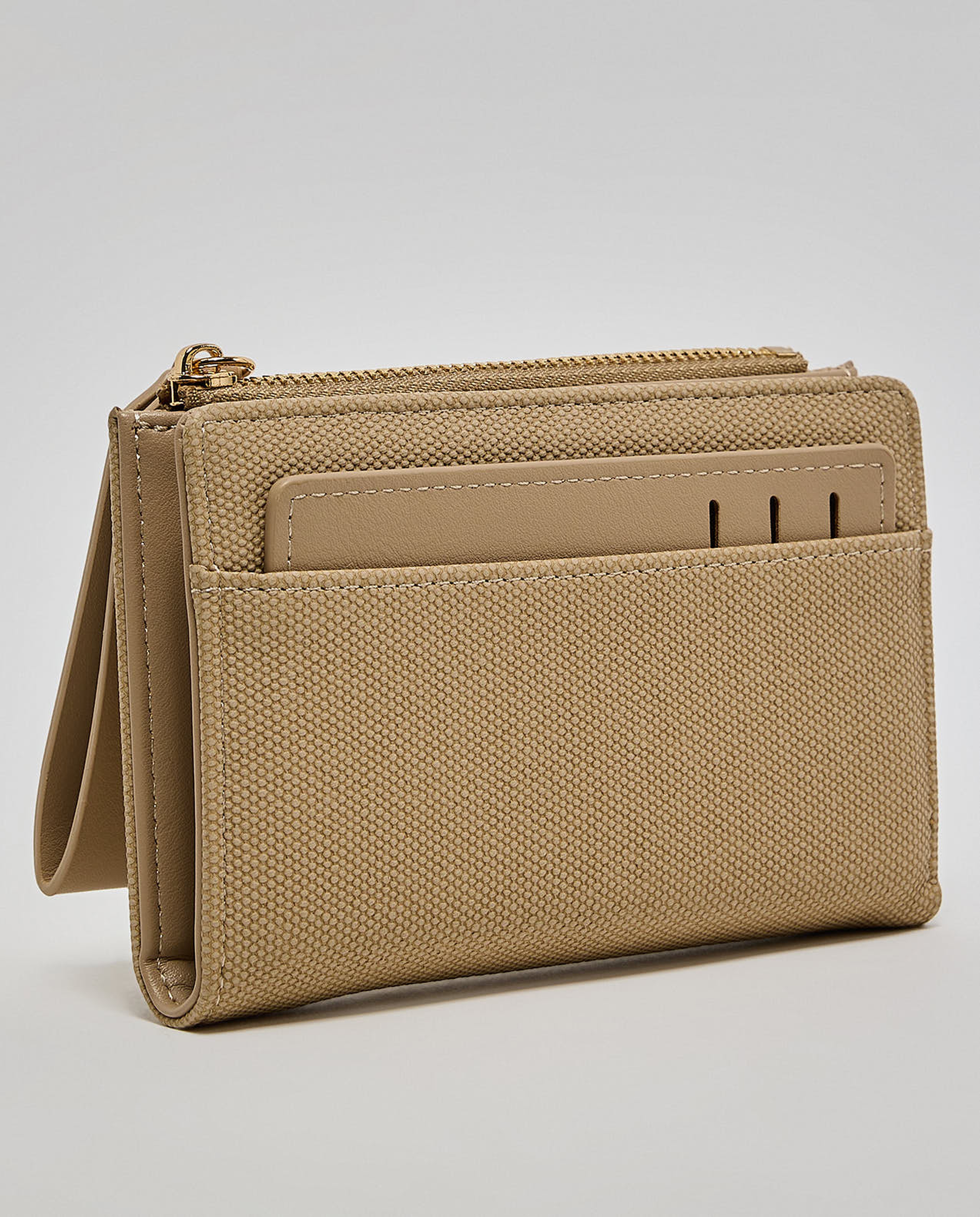 Multi-Slot Zippered Wallet