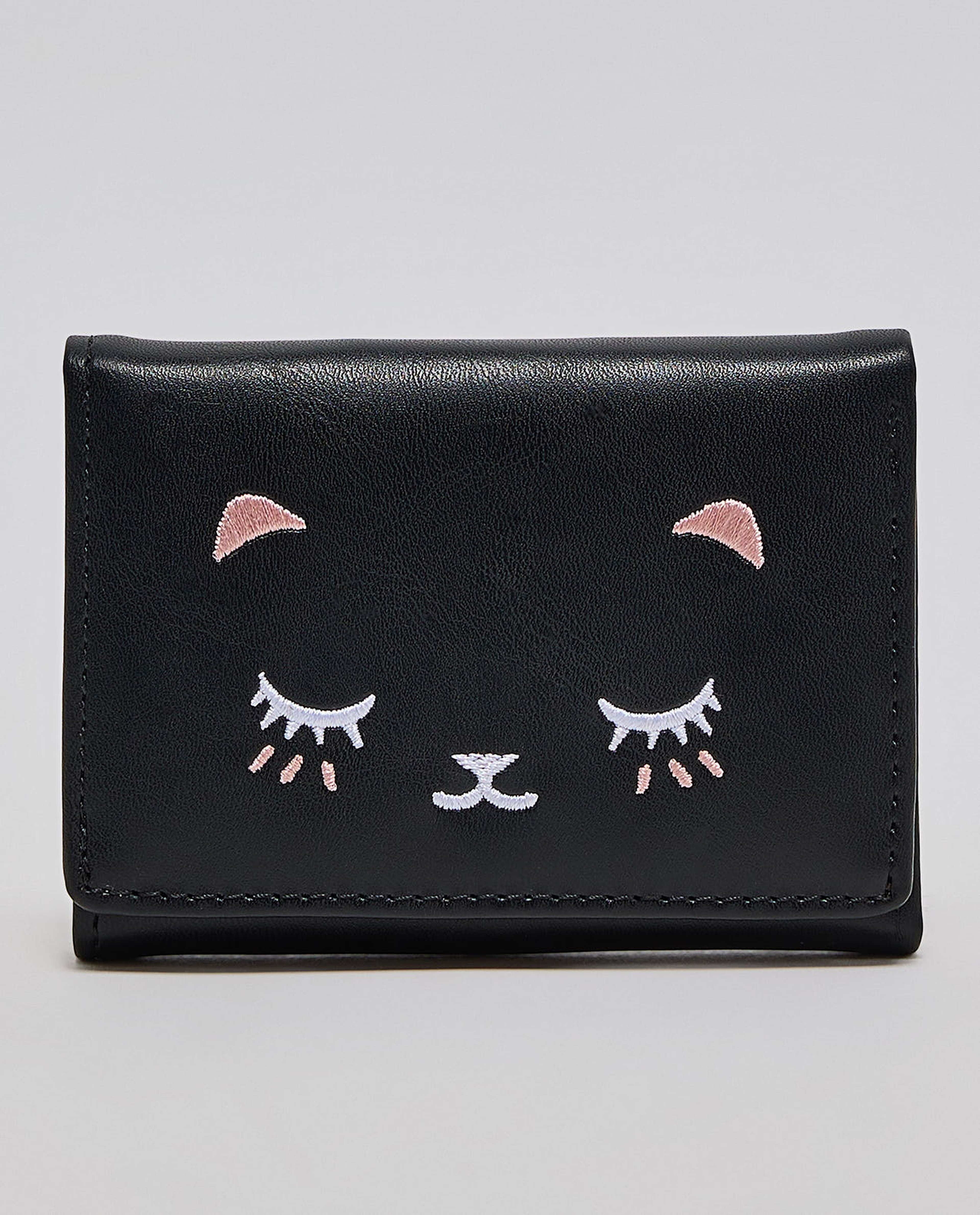 Embroidered Tri-Fold Wallet