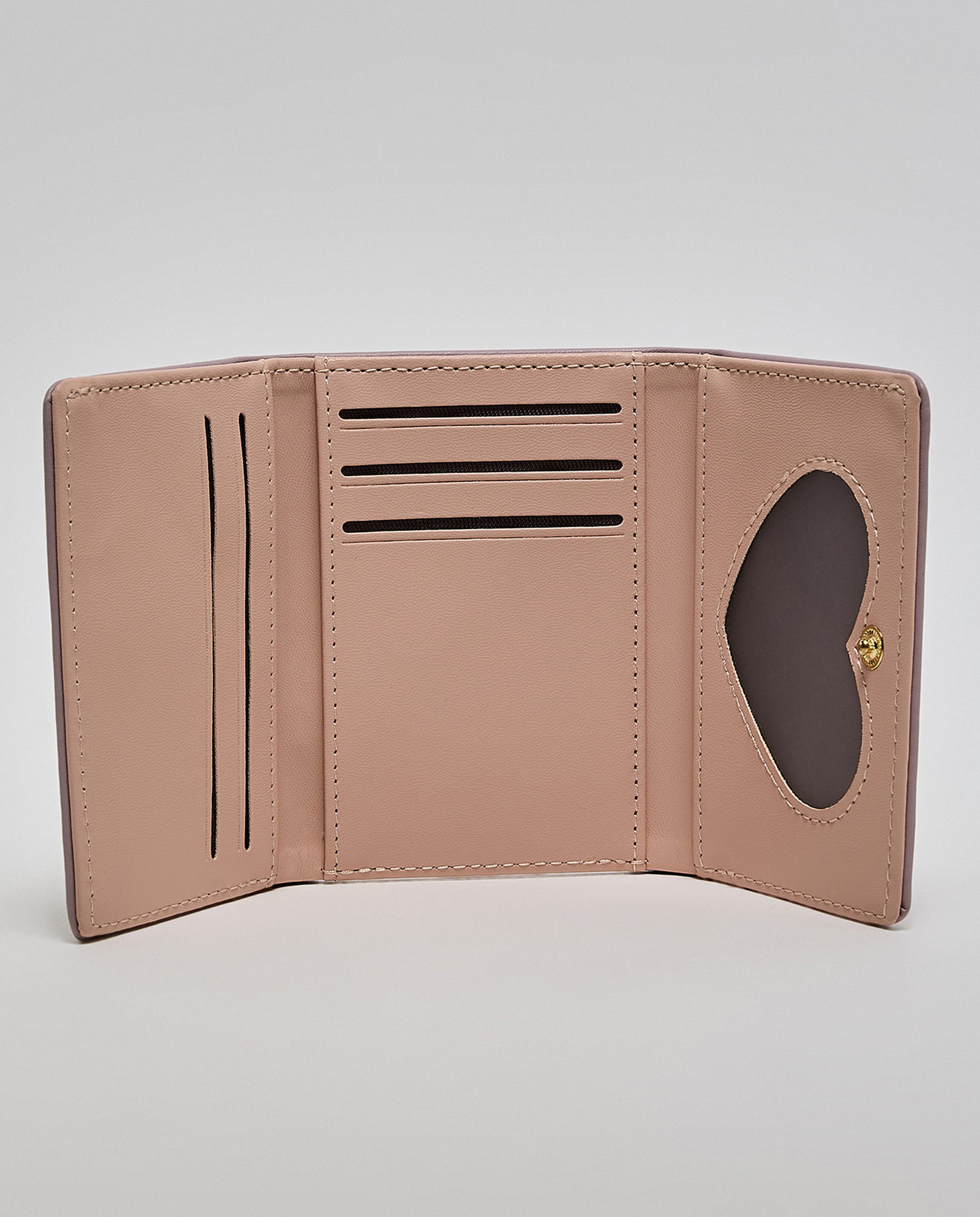 Embroidered Tri-Fold Wallet