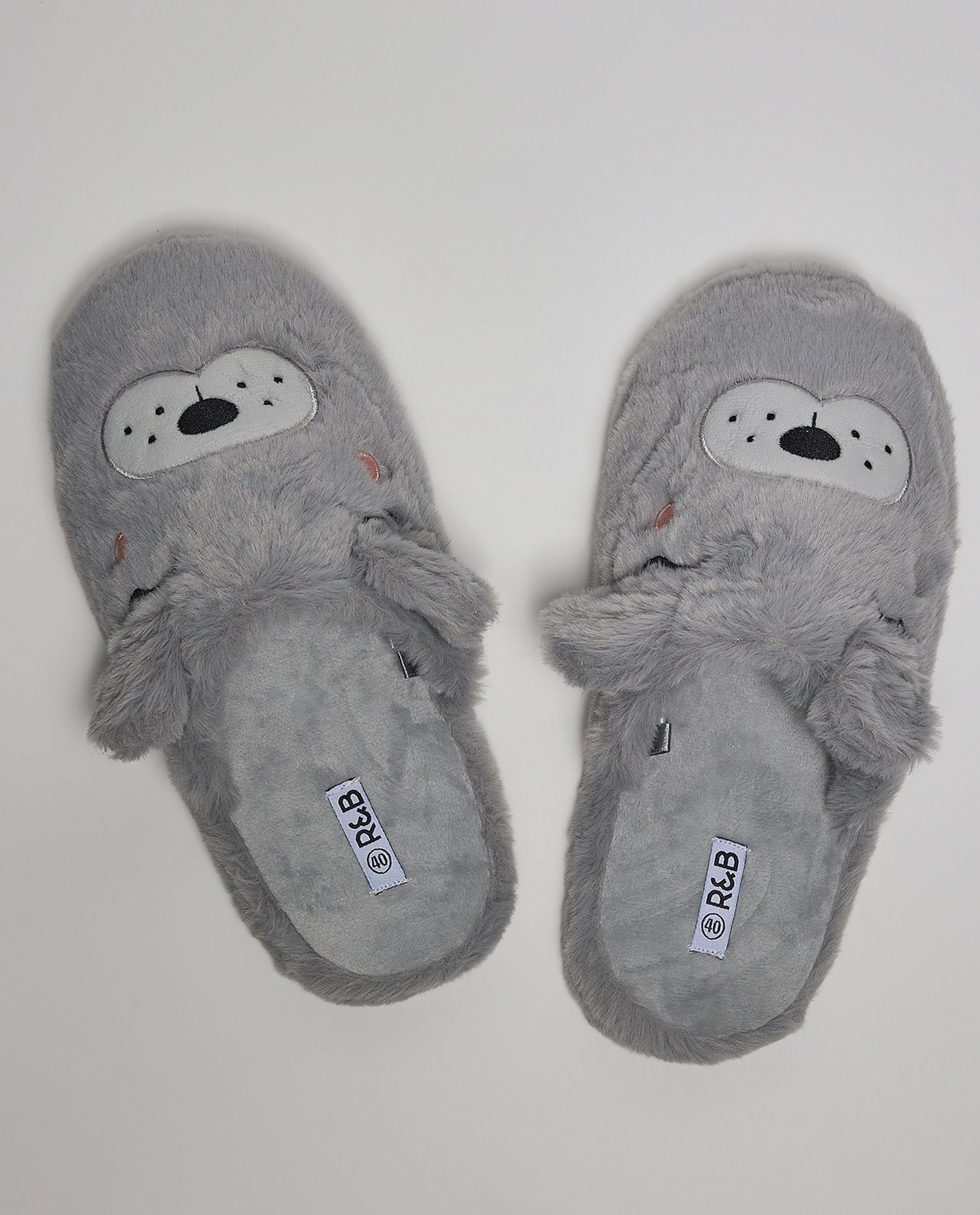 Appliqued Bedroom Slippers