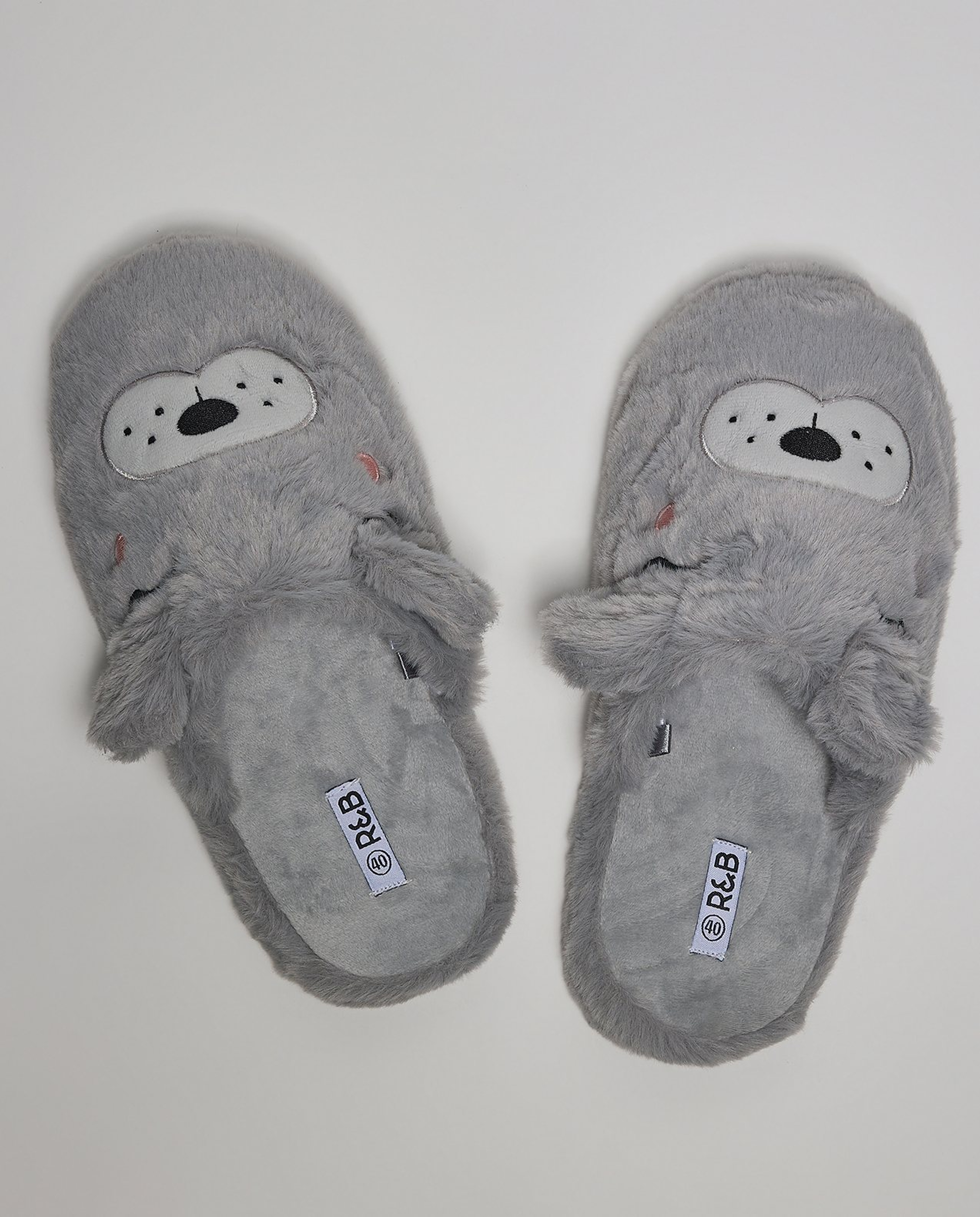 Appliqued Bedroom Slippers