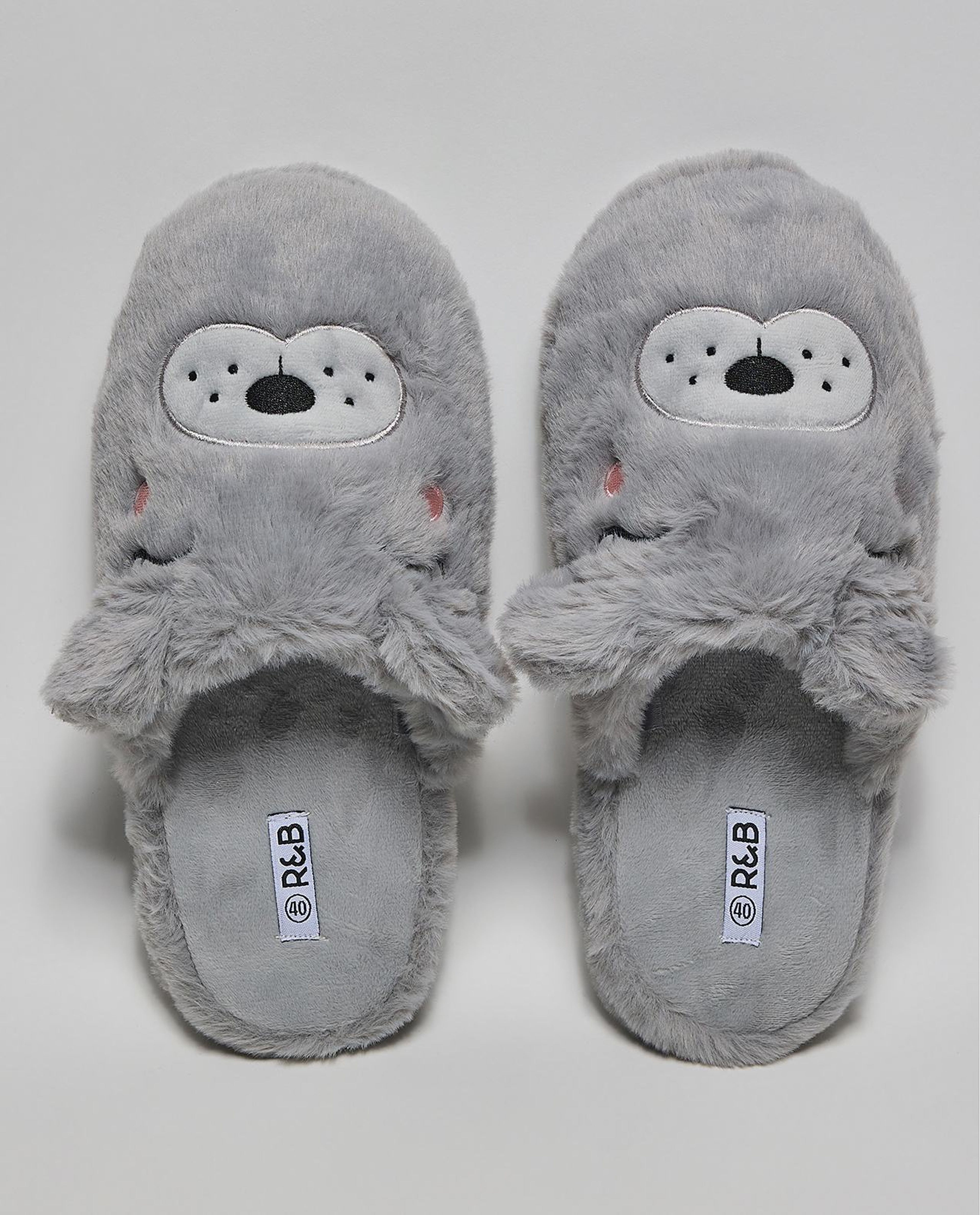 Appliqued Bedroom Slippers