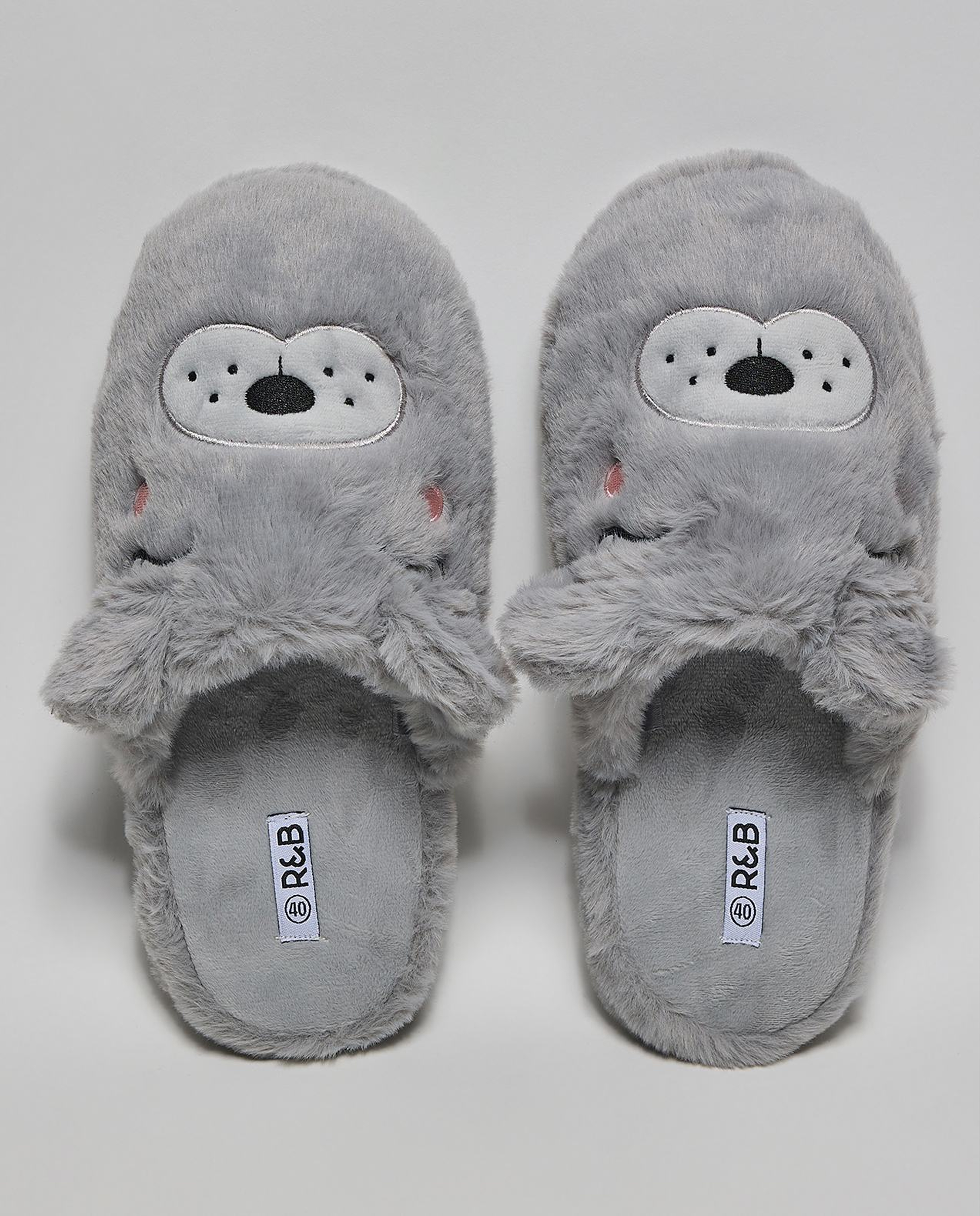 Appliqued Bedroom Slippers