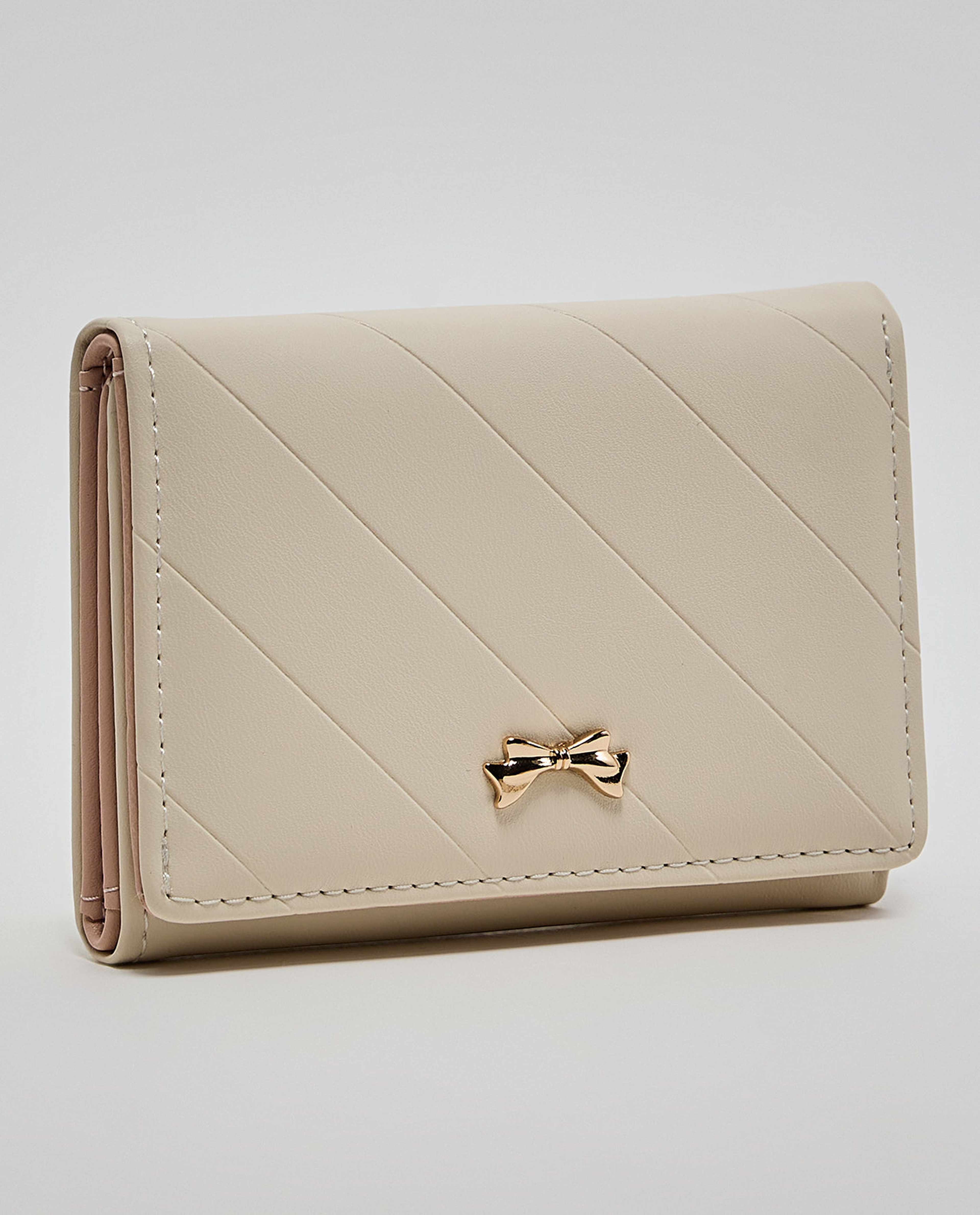 Textured Tri-Fold Wallet