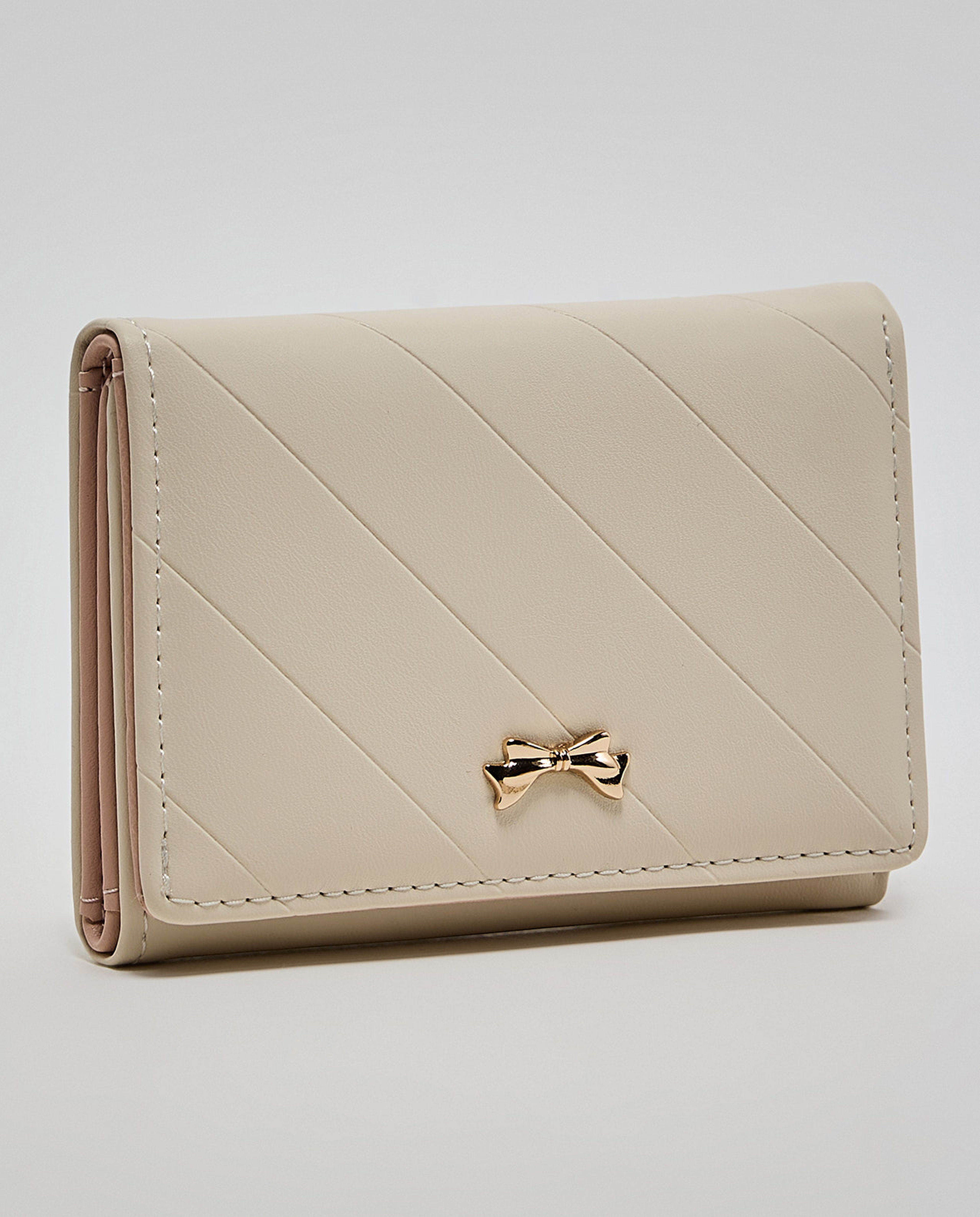 Textured Tri-Fold Wallet