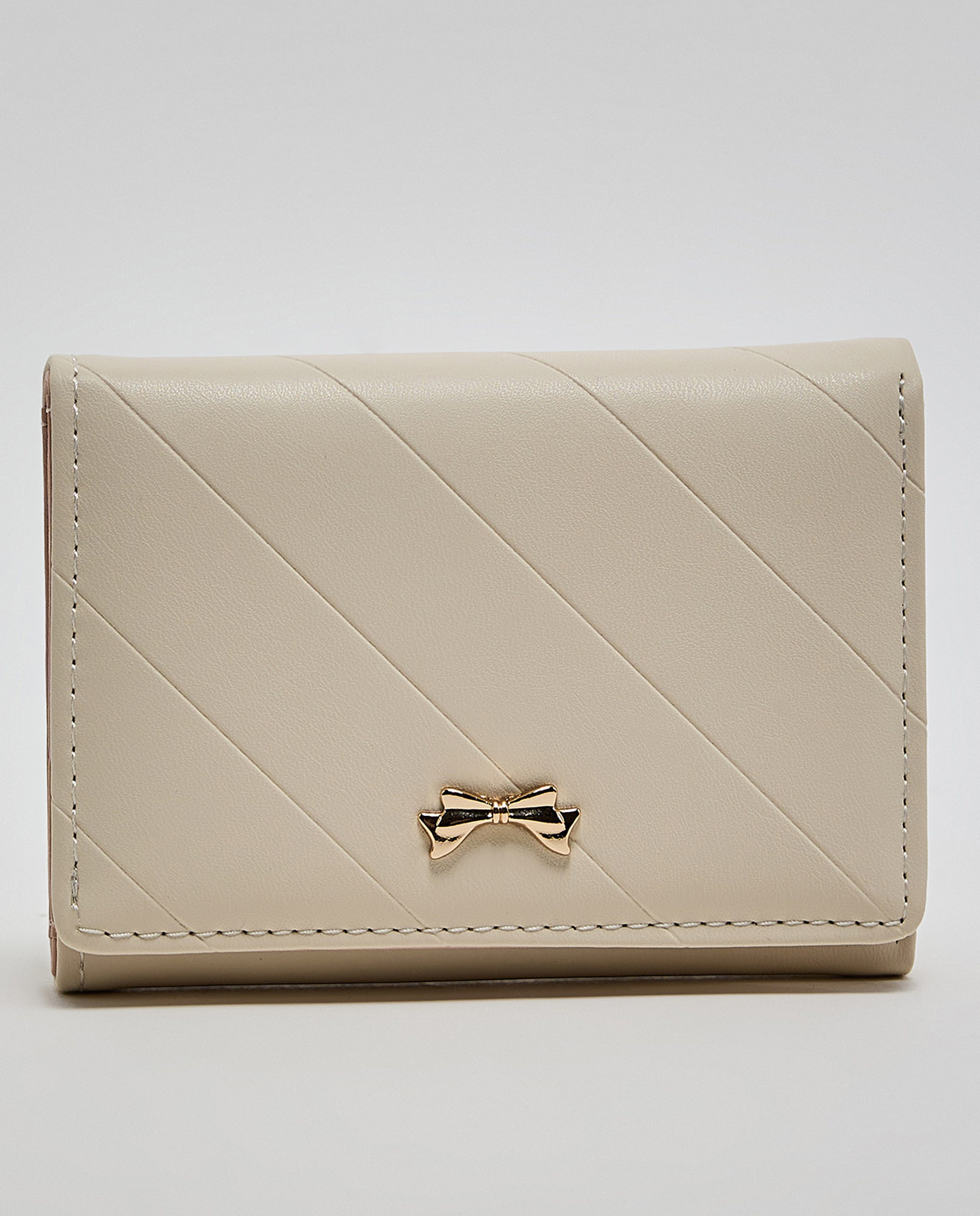 Textured Tri-Fold Wallet