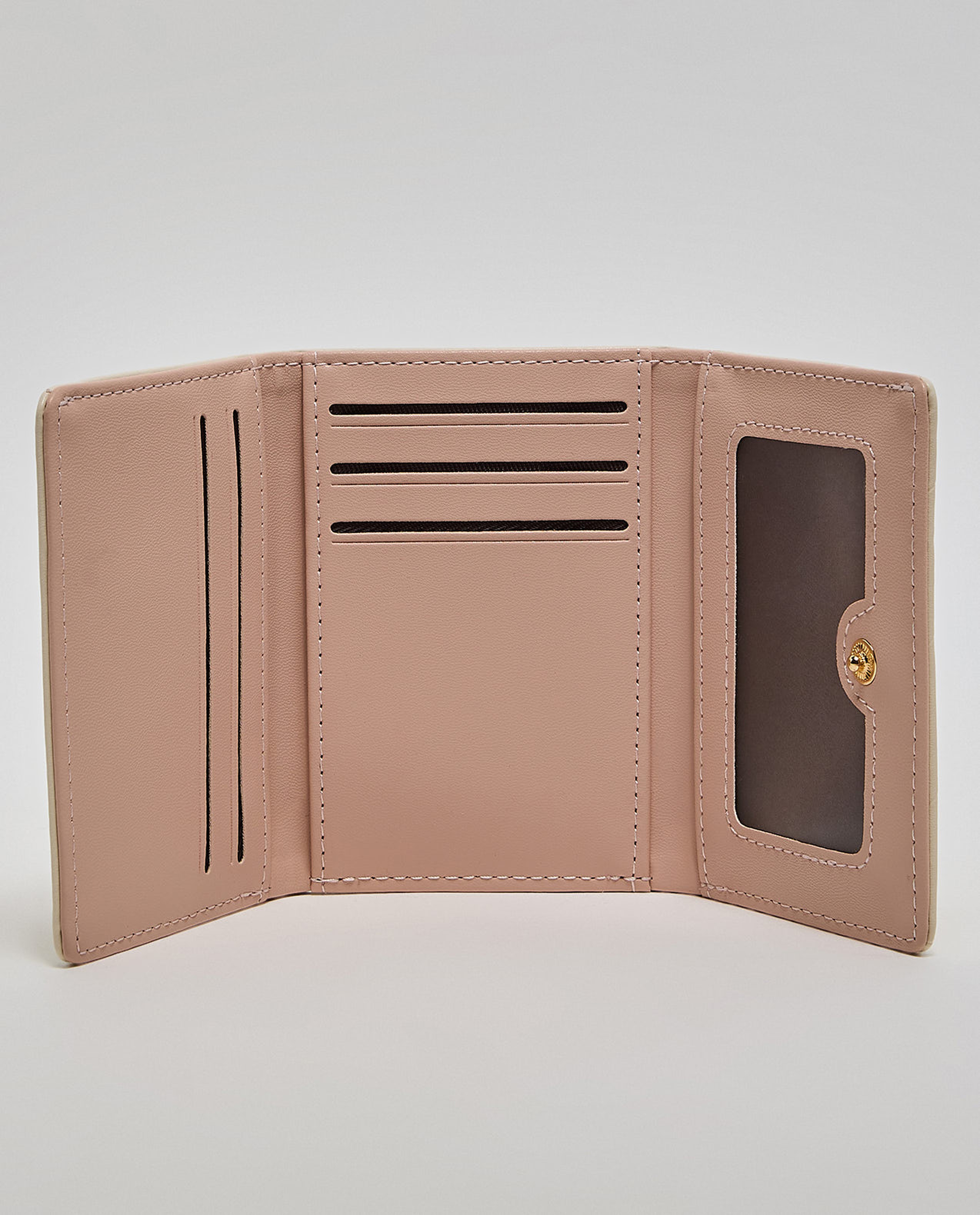 Textured Tri-Fold Wallet
