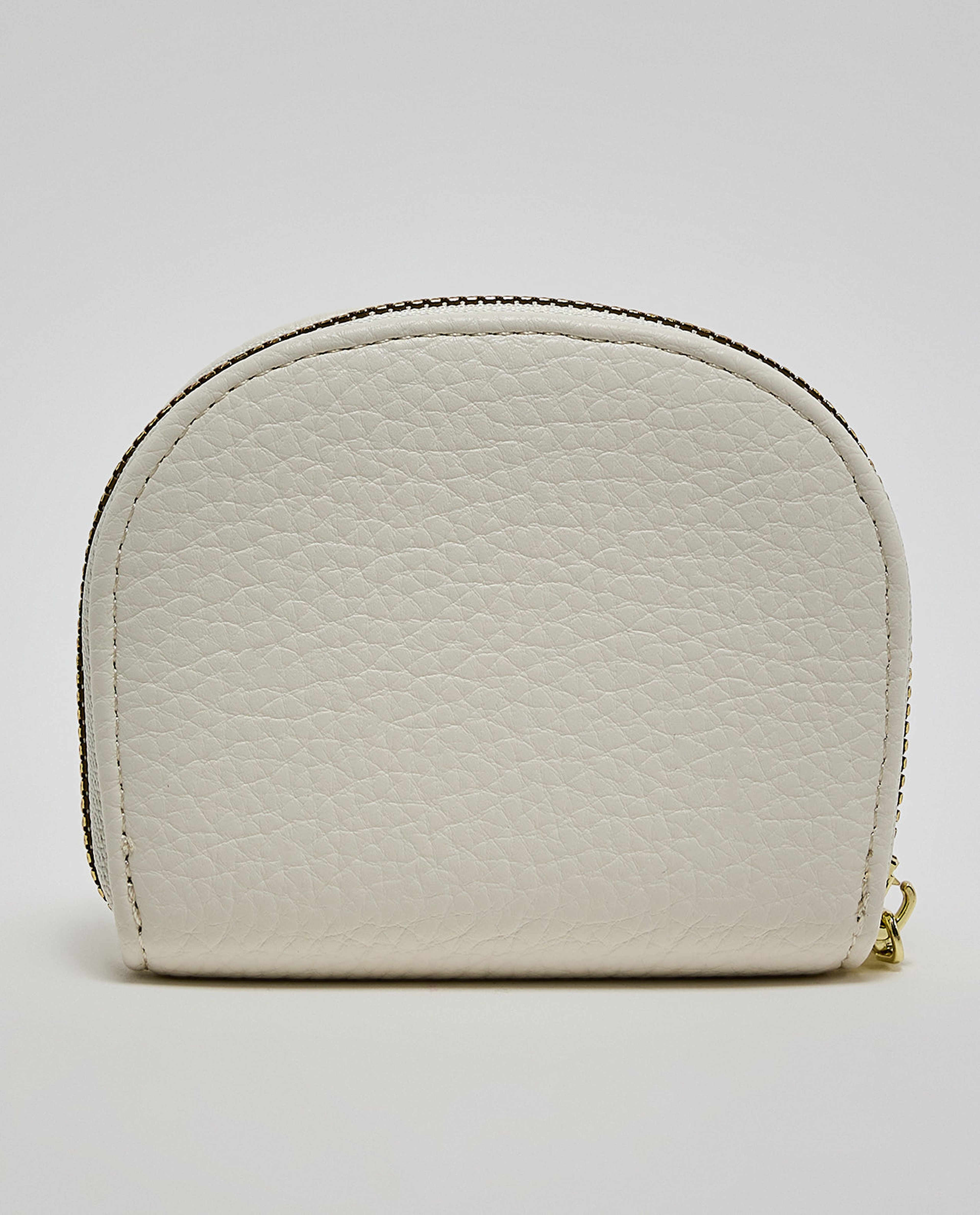 Textured Zip-Around Wallet