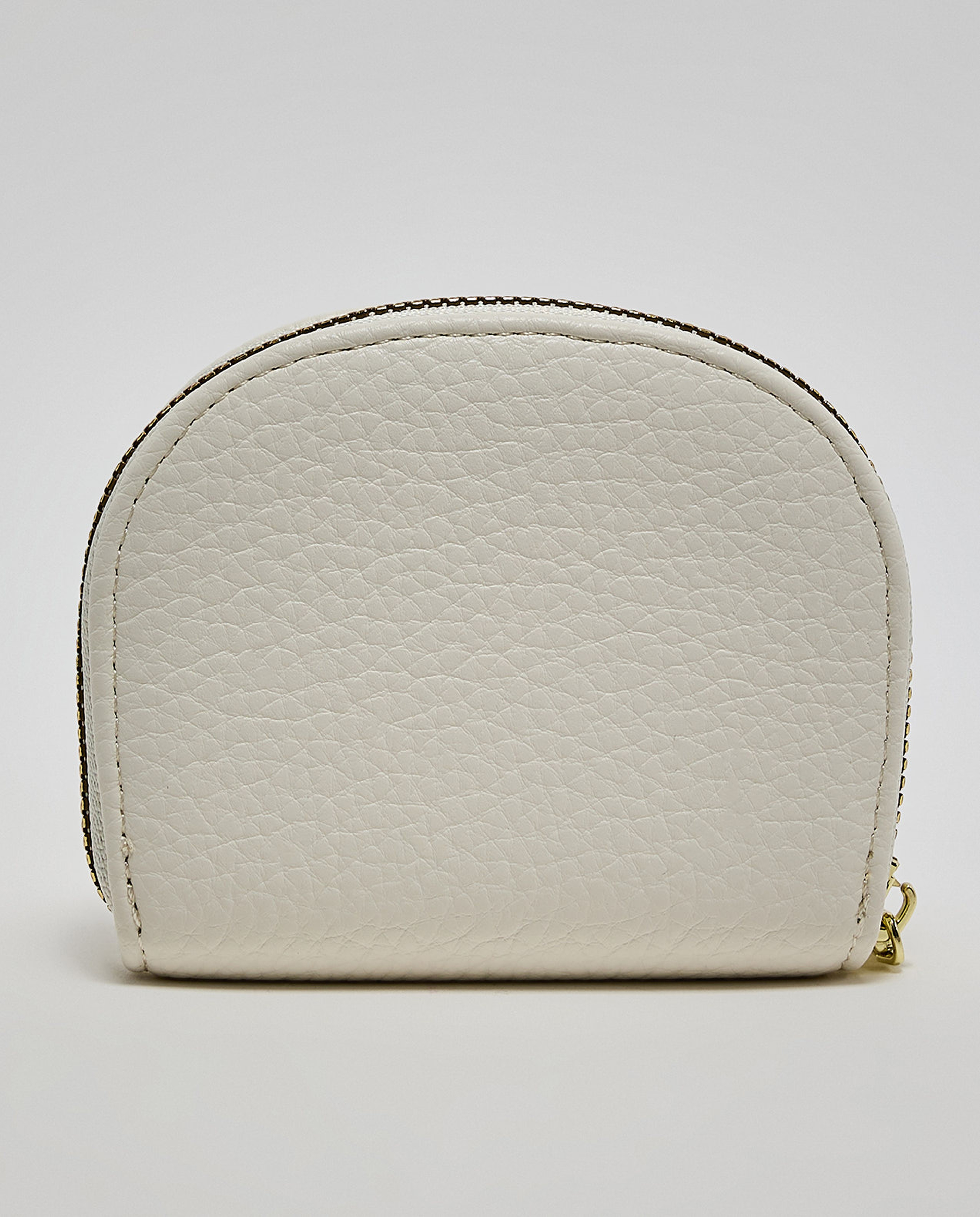 Textured Zip-Around Wallet