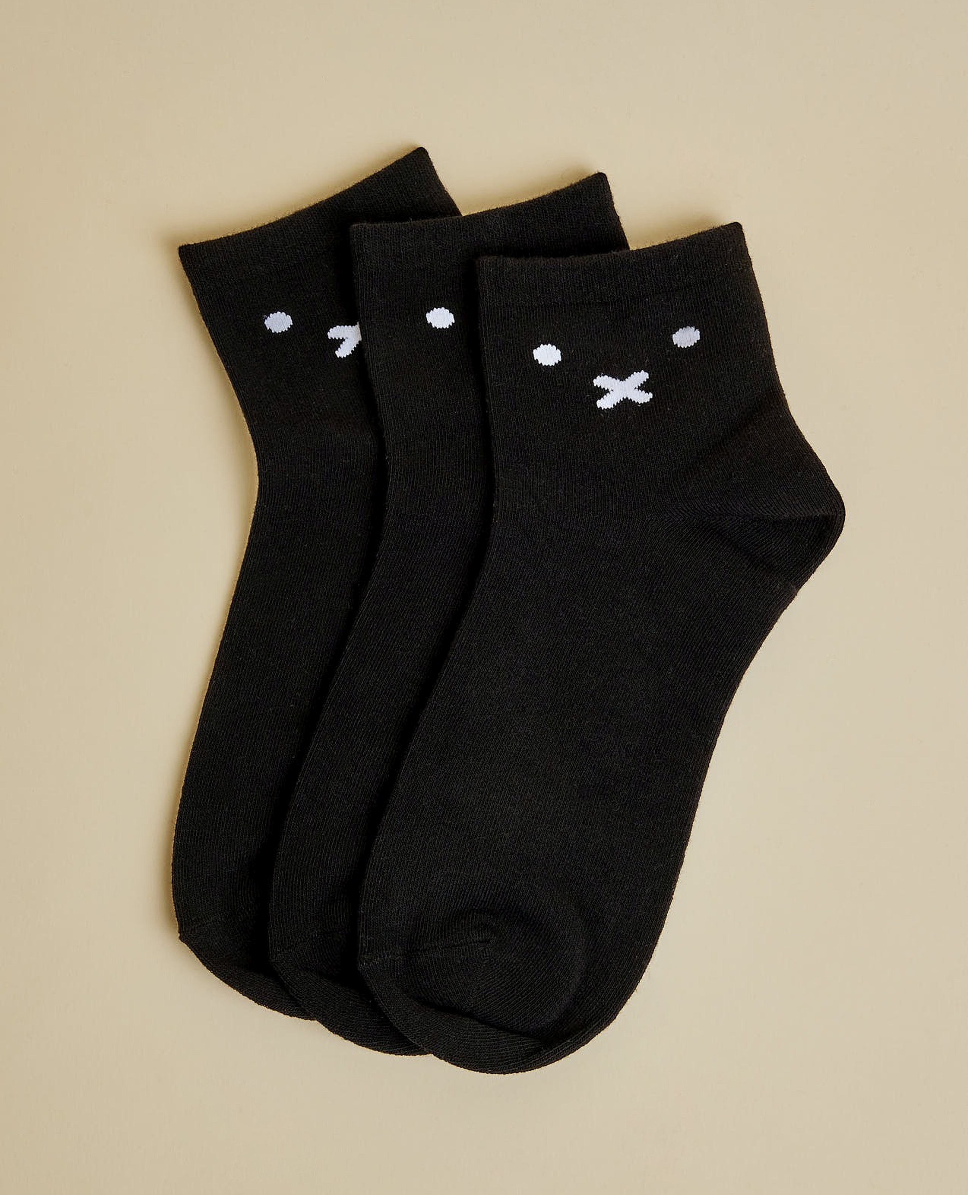 جوارب قصيرة - 3 أزواج