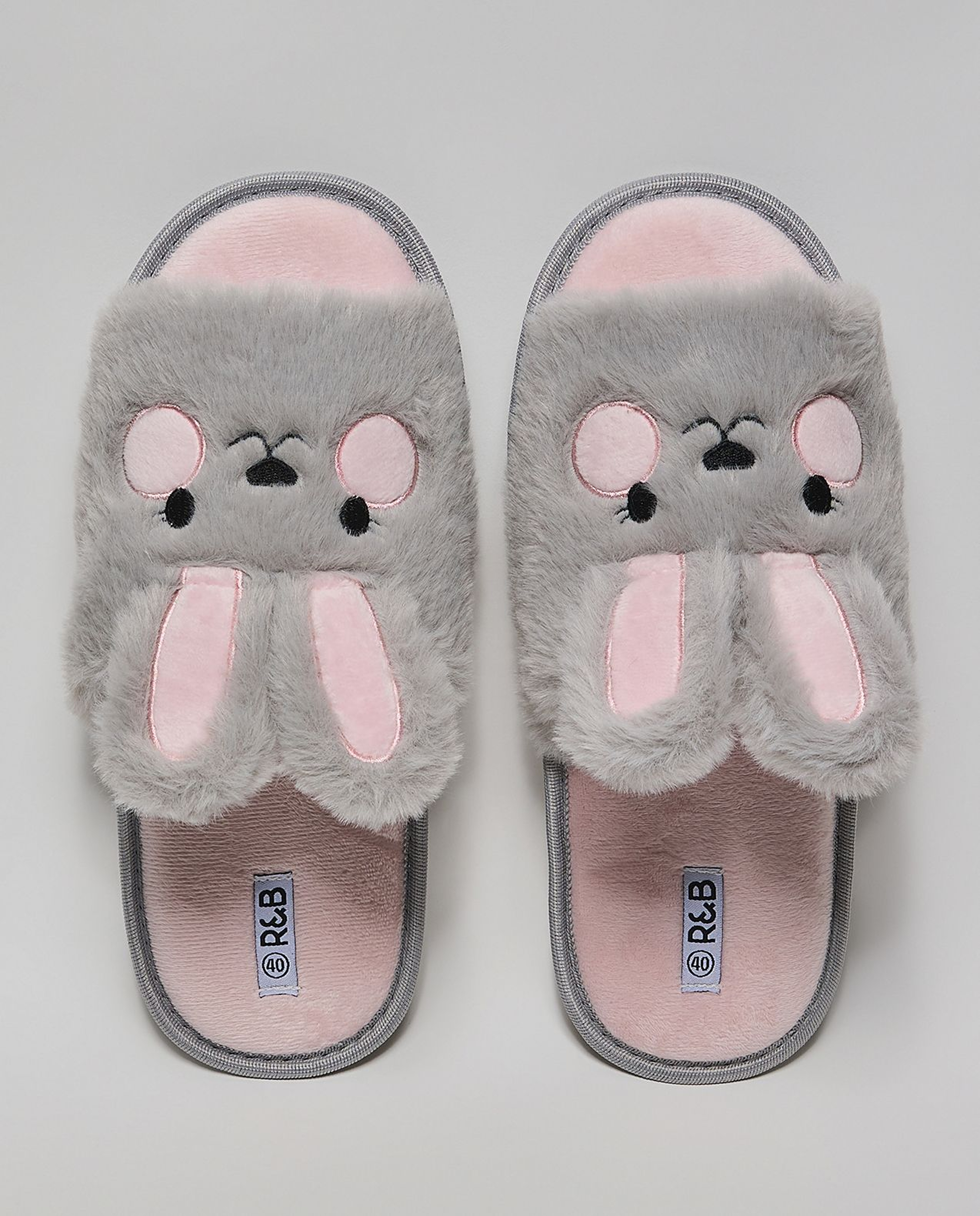 Appliqued Bedroom Slippers