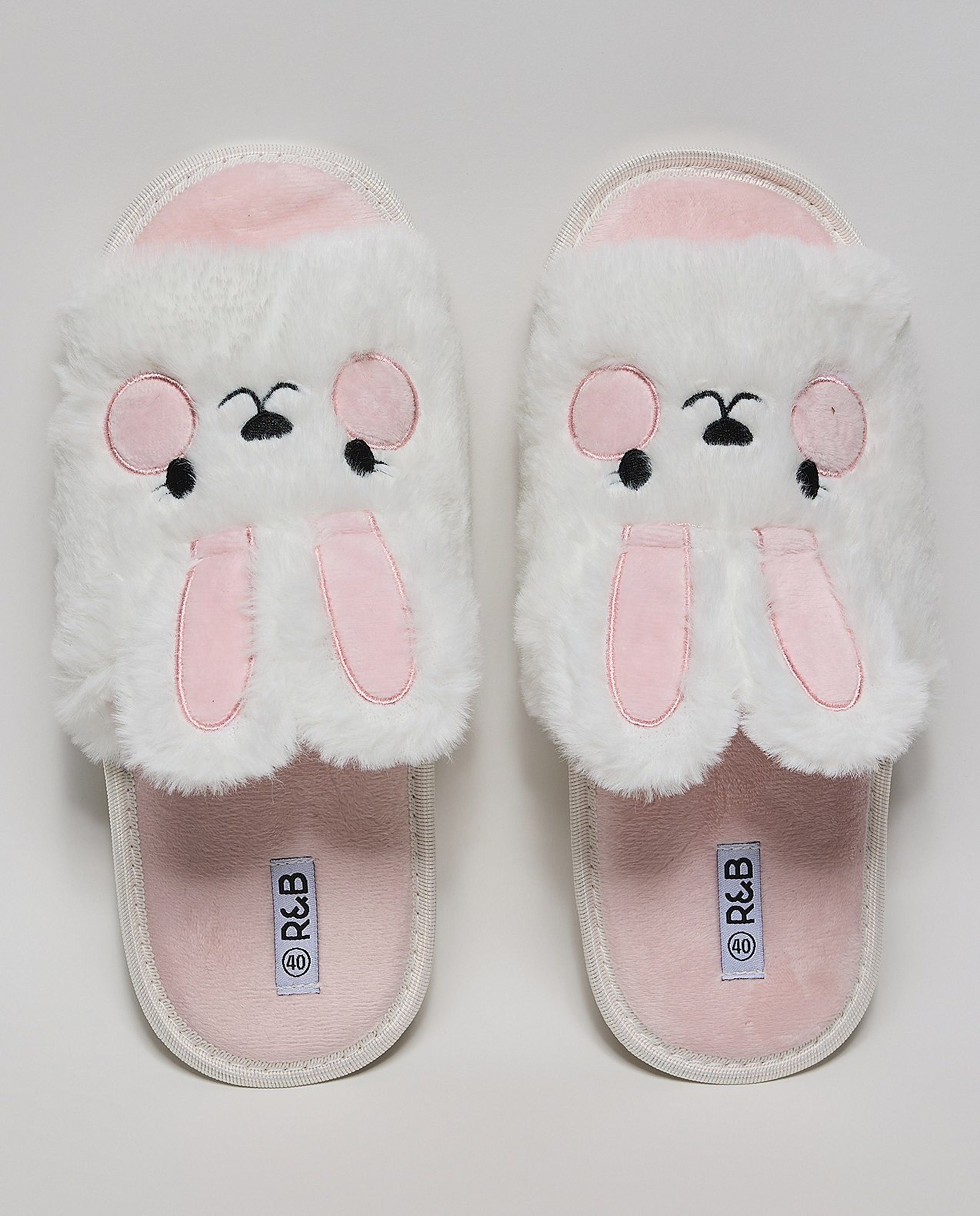 Appliqued Bedroom Slippers