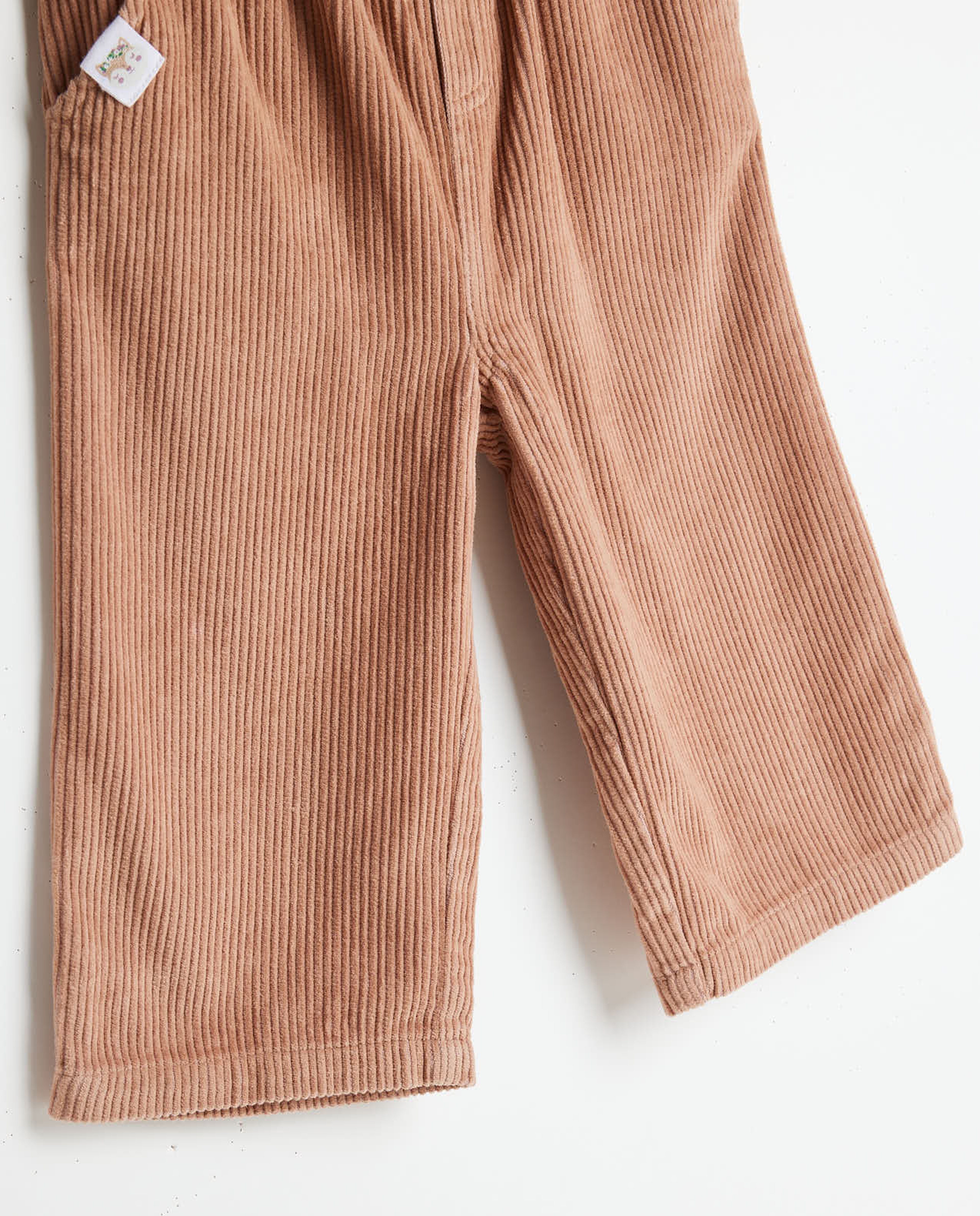 Textured Straight Fit Pants with Drawstring Waist