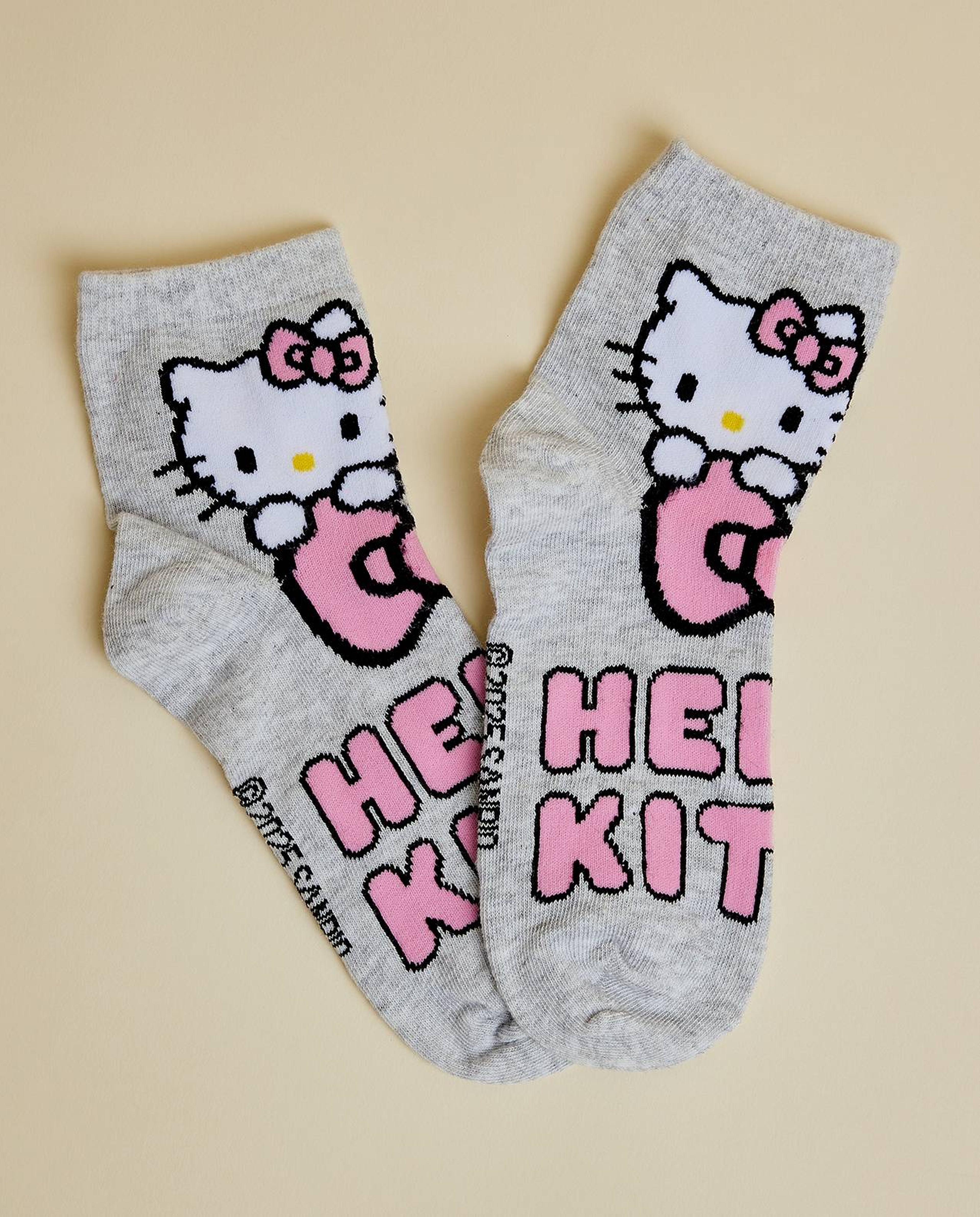 3 Pack Hello Kitty Ankle Socks