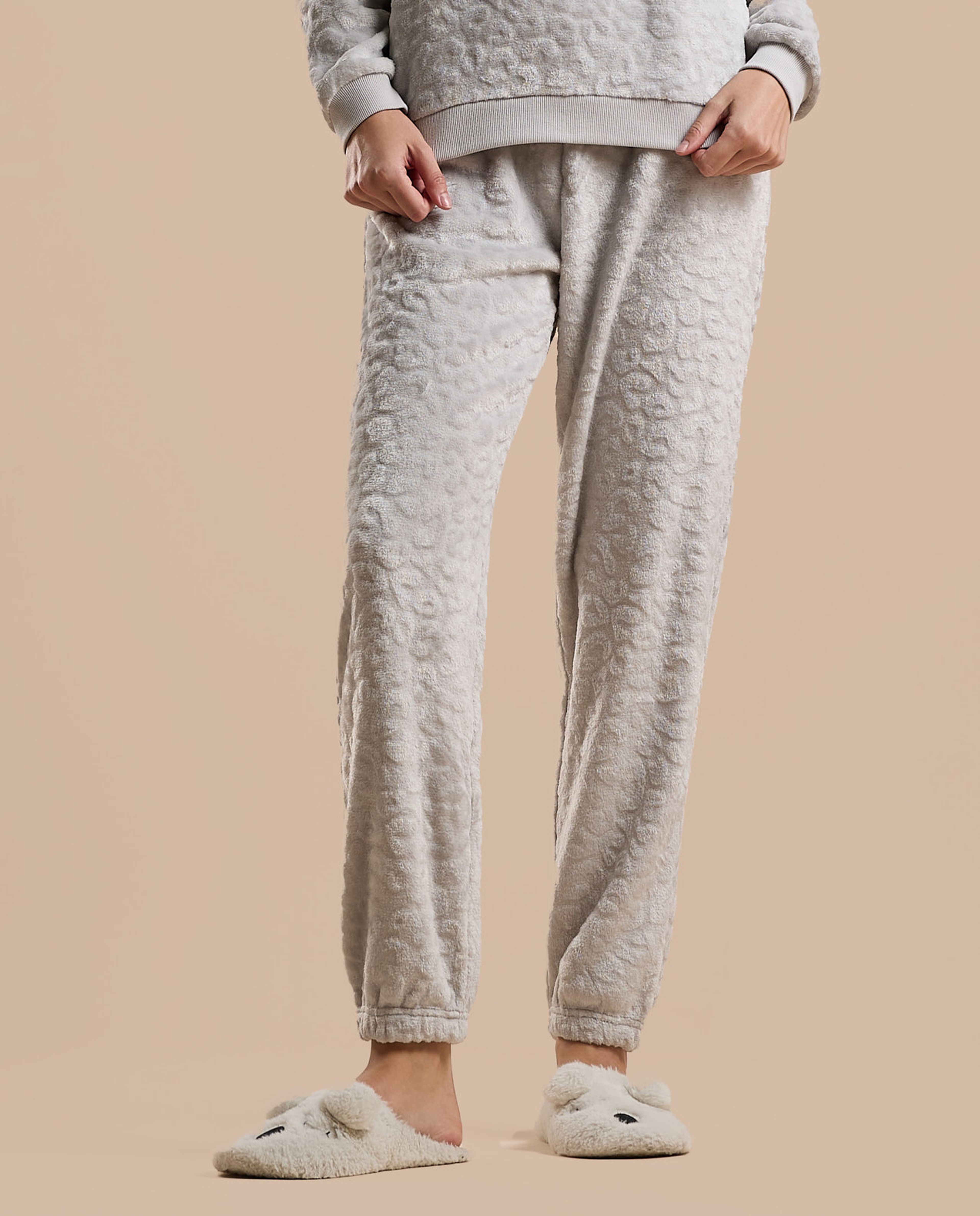 Fleece Long Sleeves Pyjama Set