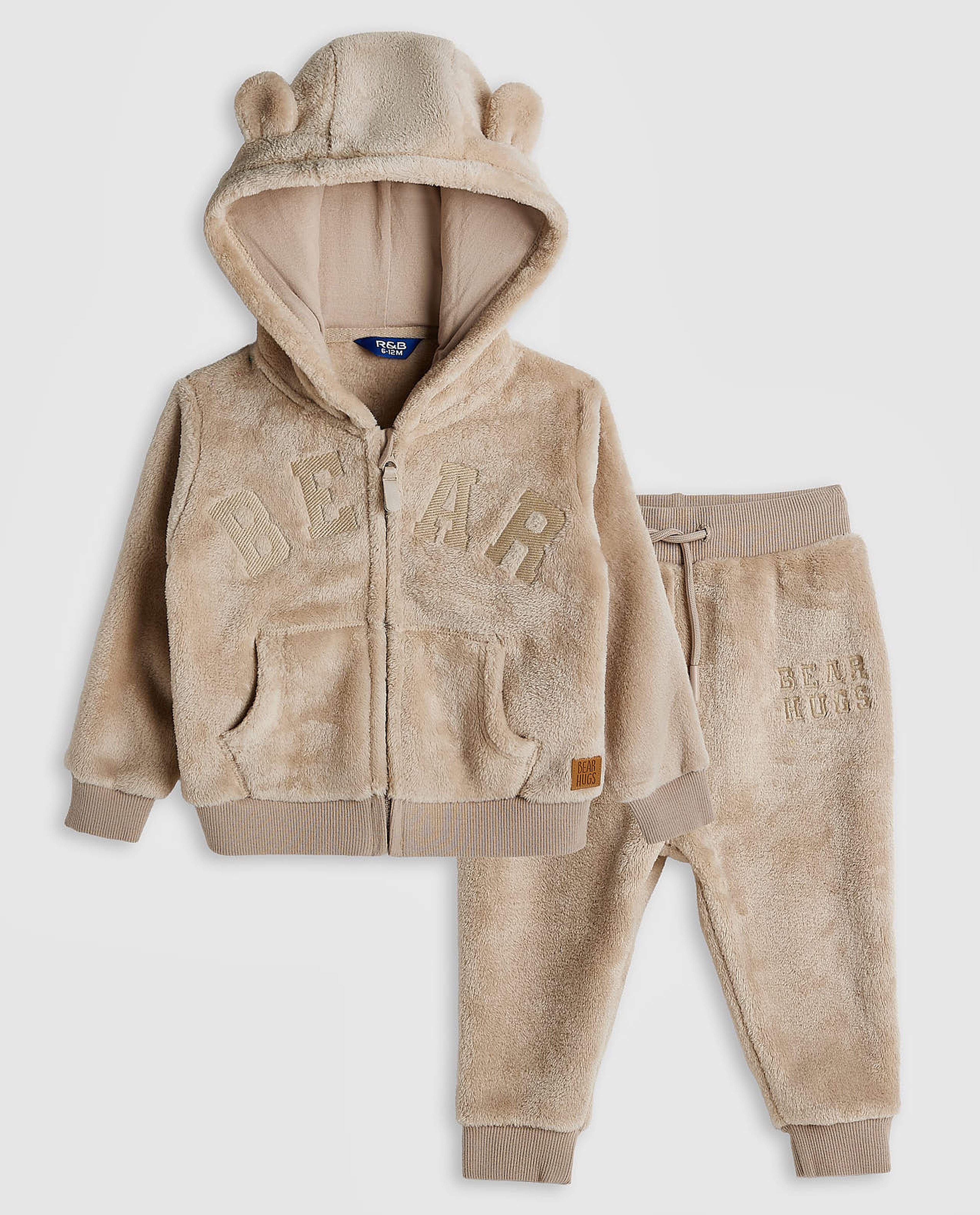 Furry Hooded Clothing Set