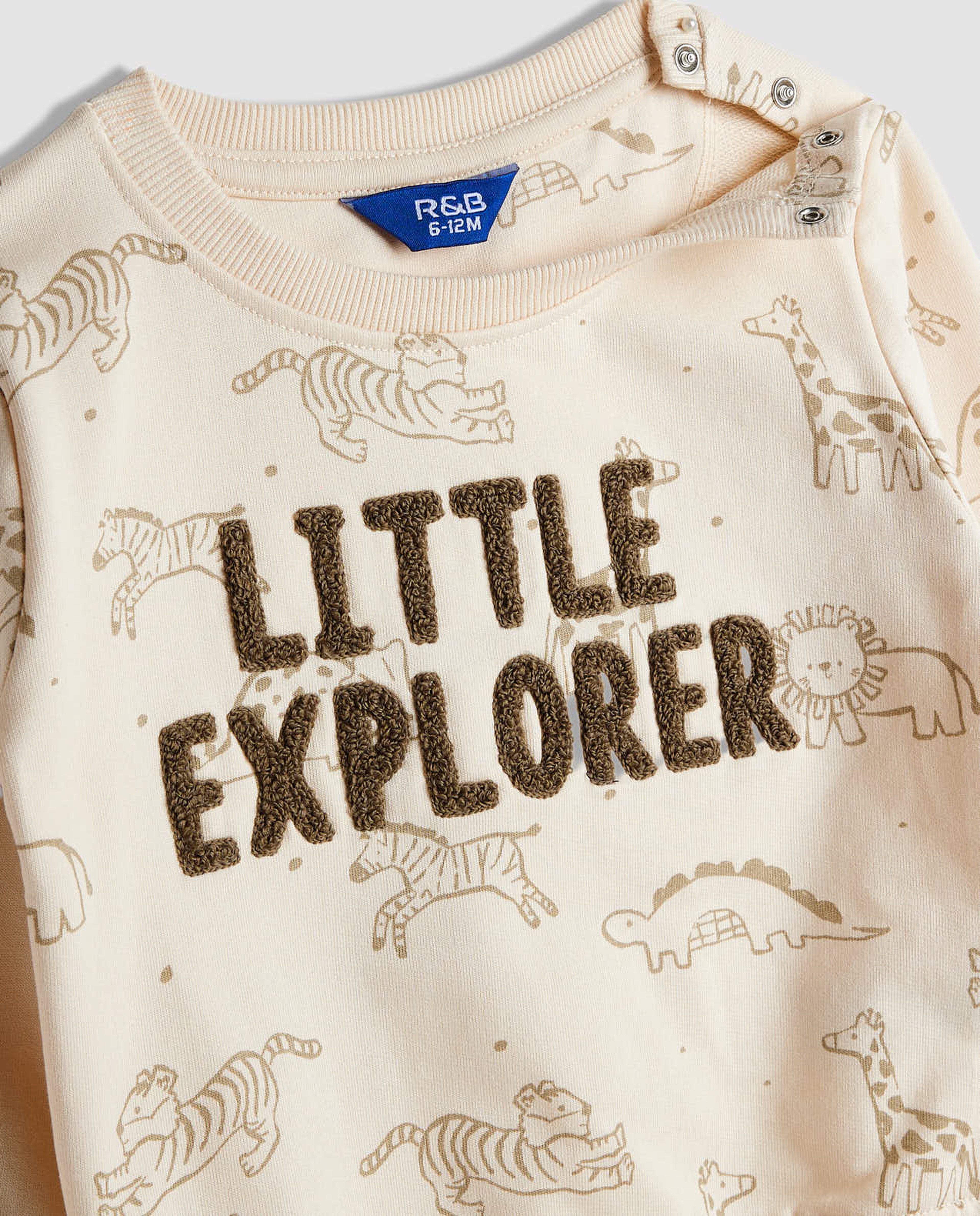 Embroidered Sweatsuit Set