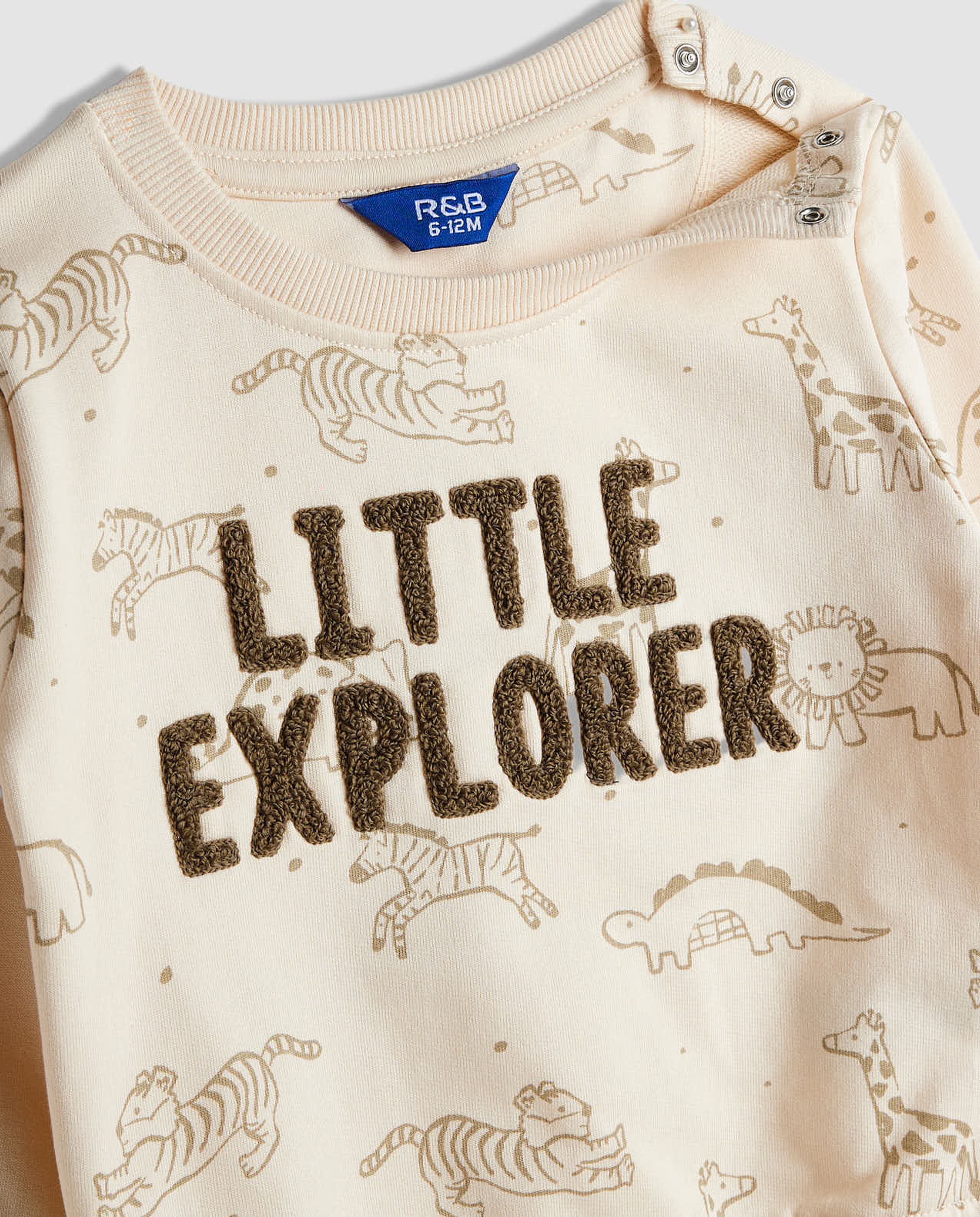 Embroidered Sweatsuit Set