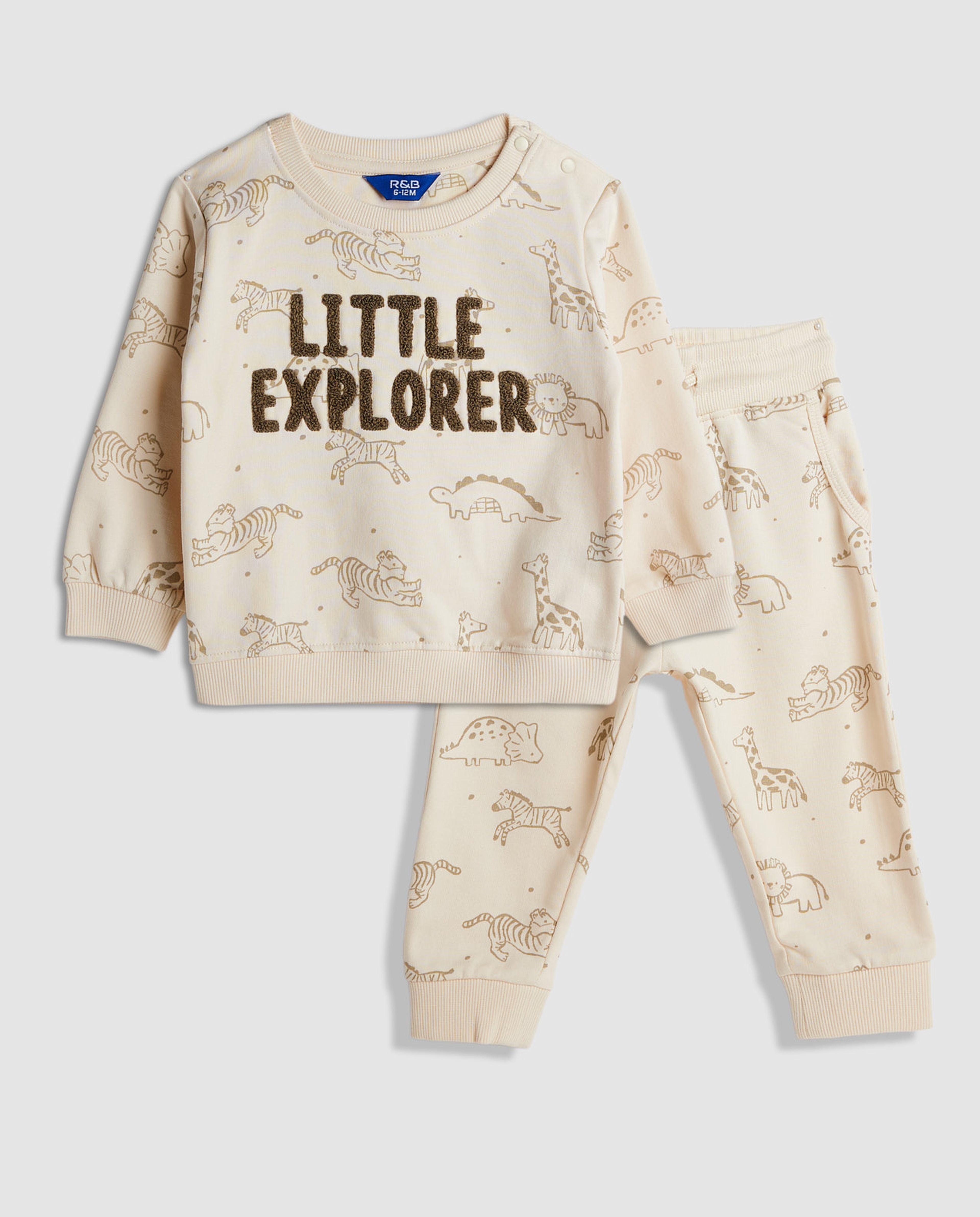 Embroidered Sweatsuit Set