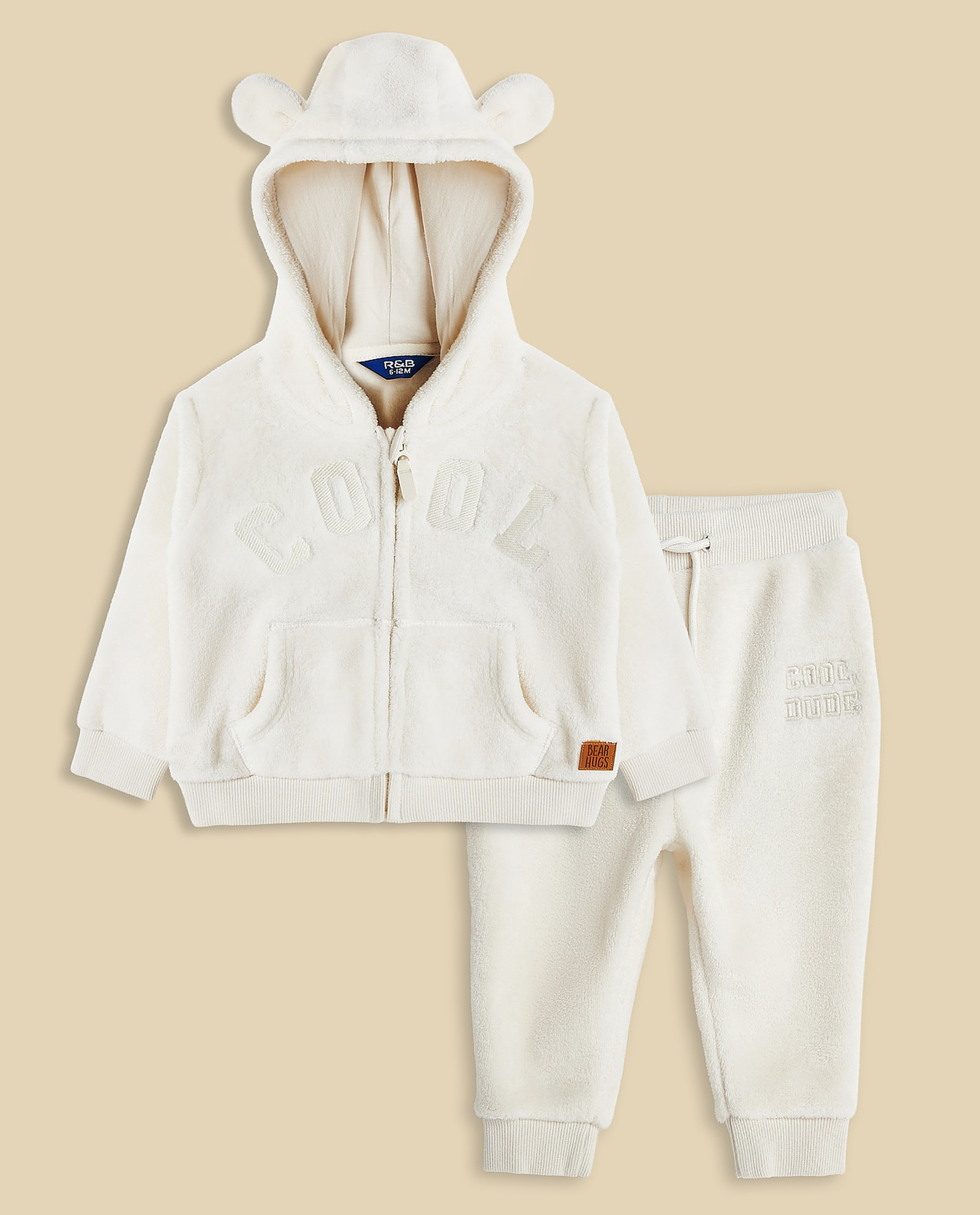 Furry Hooded Clothing Set