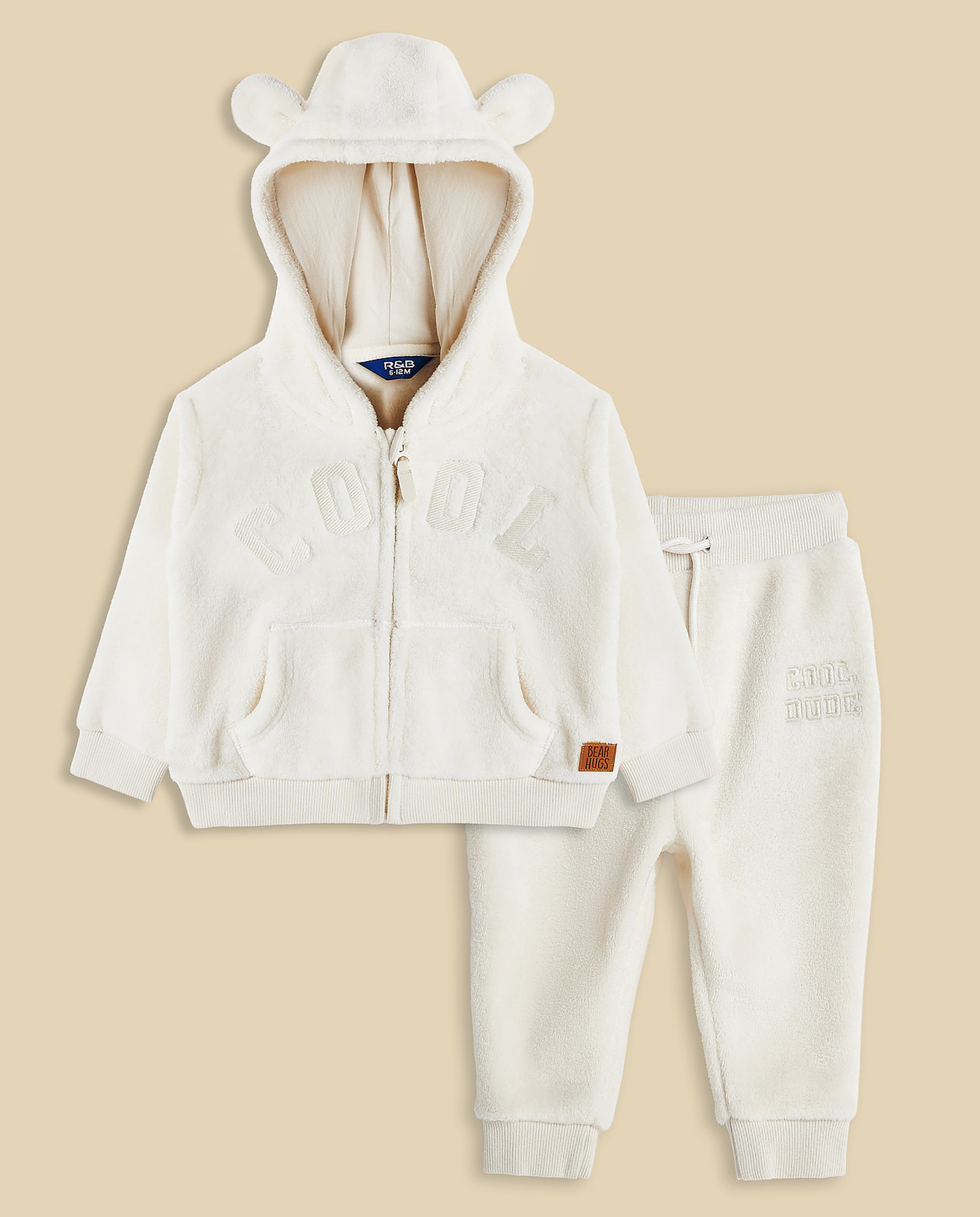 Furry Hooded Clothing Set