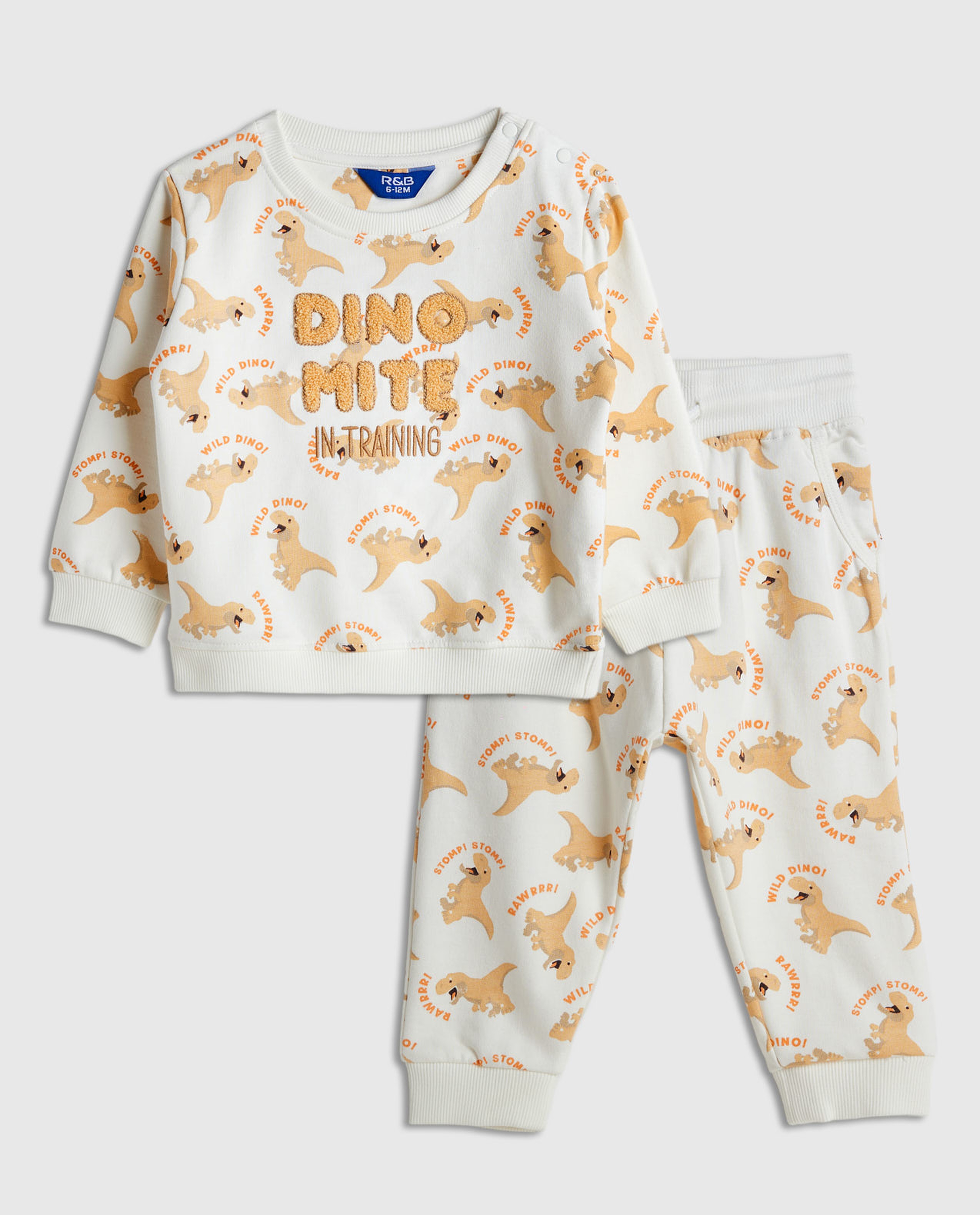 Embroidered Sweatsuit Set