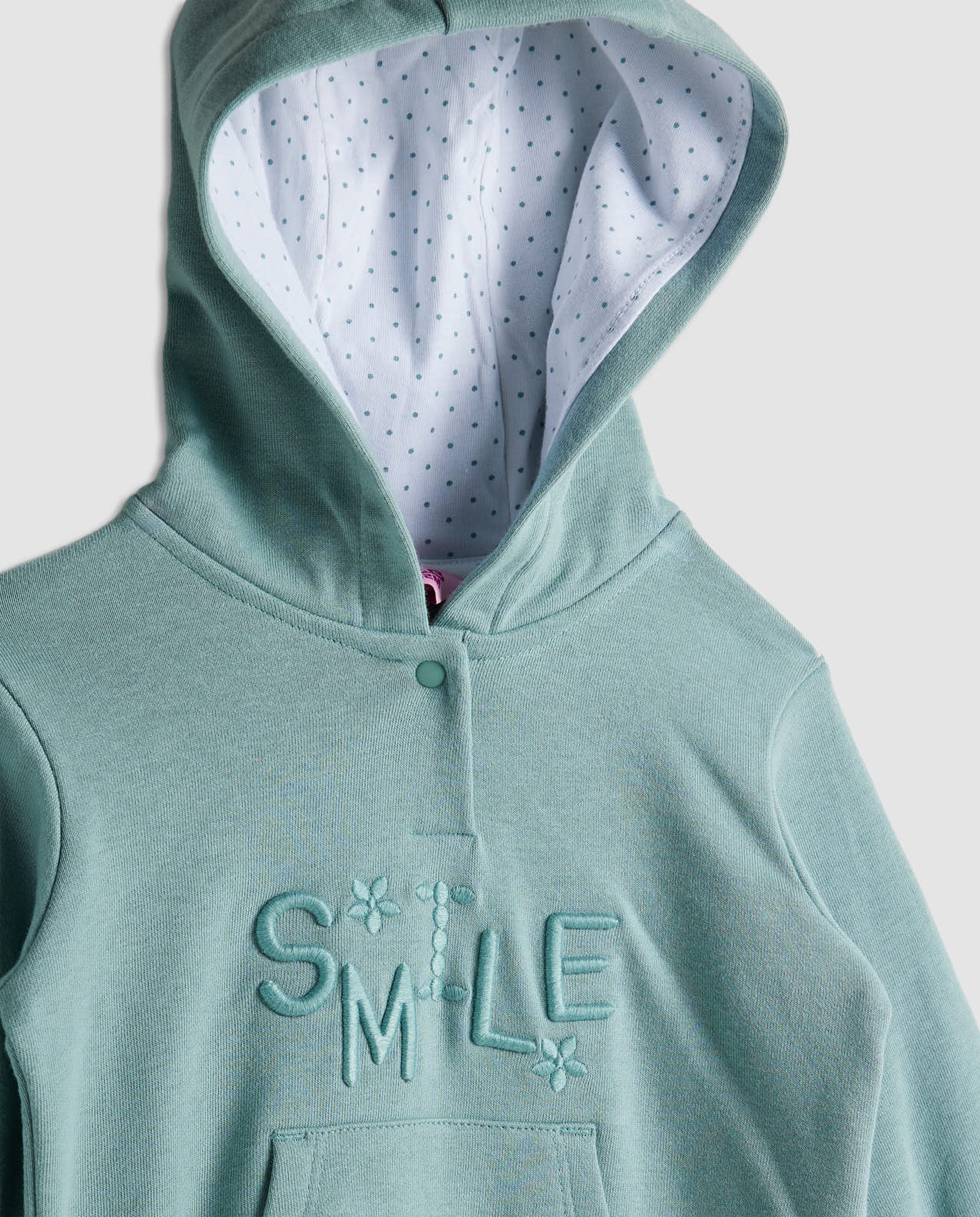 Embroidered Sweatsuit Set