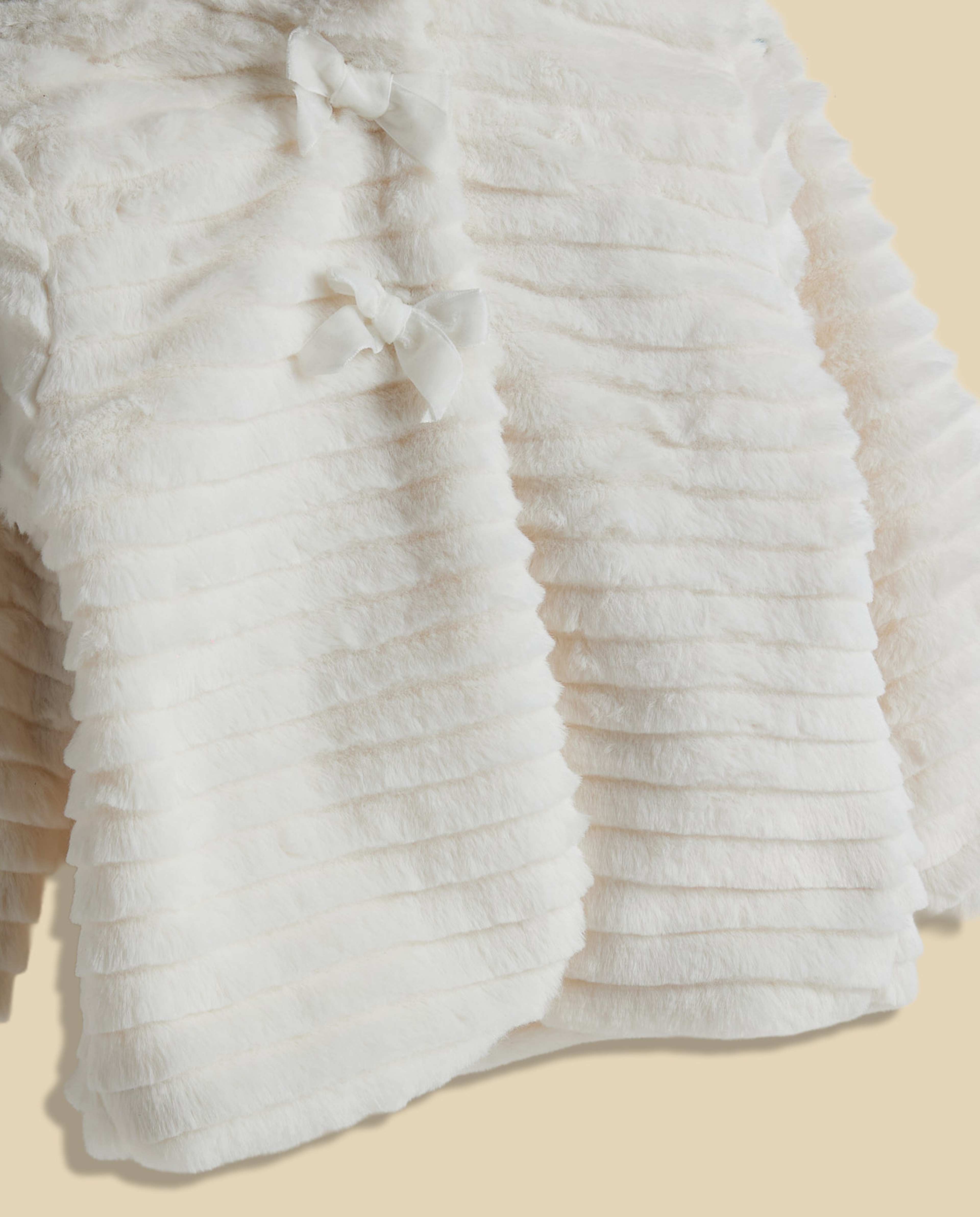 Textured Jacket with Button Closure