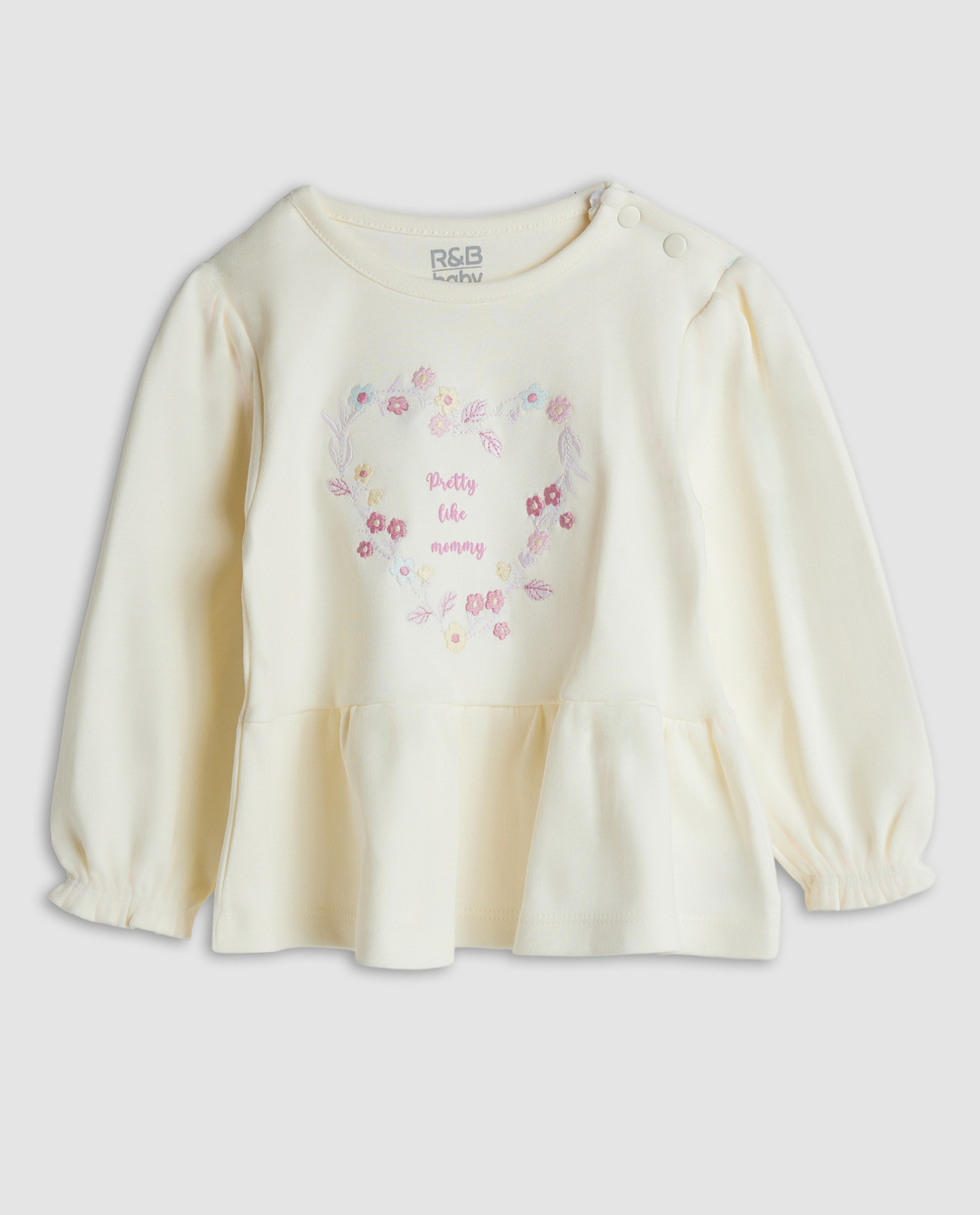 Printed Long Sleeves Clothing Set