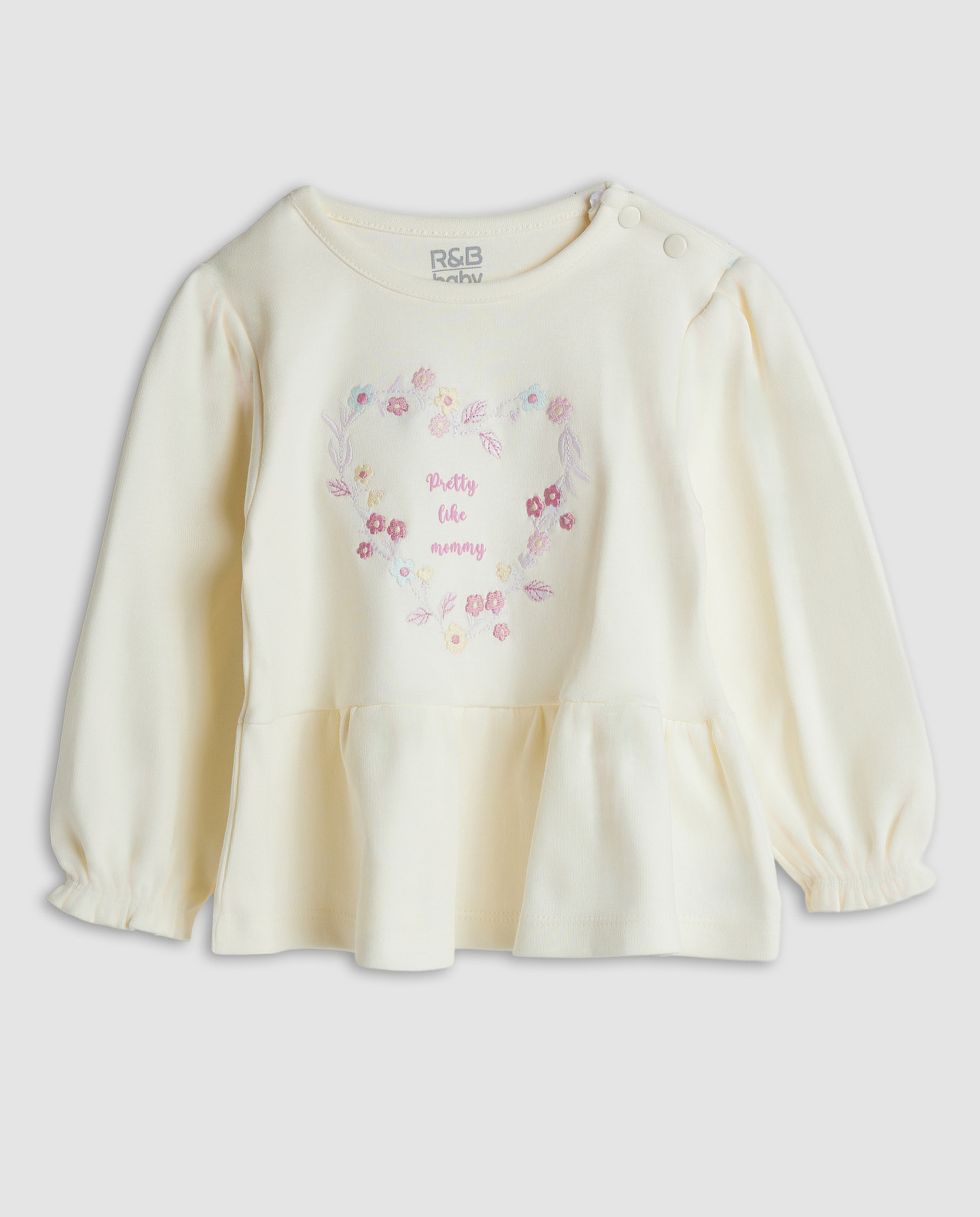 Printed Long Sleeves Clothing Set