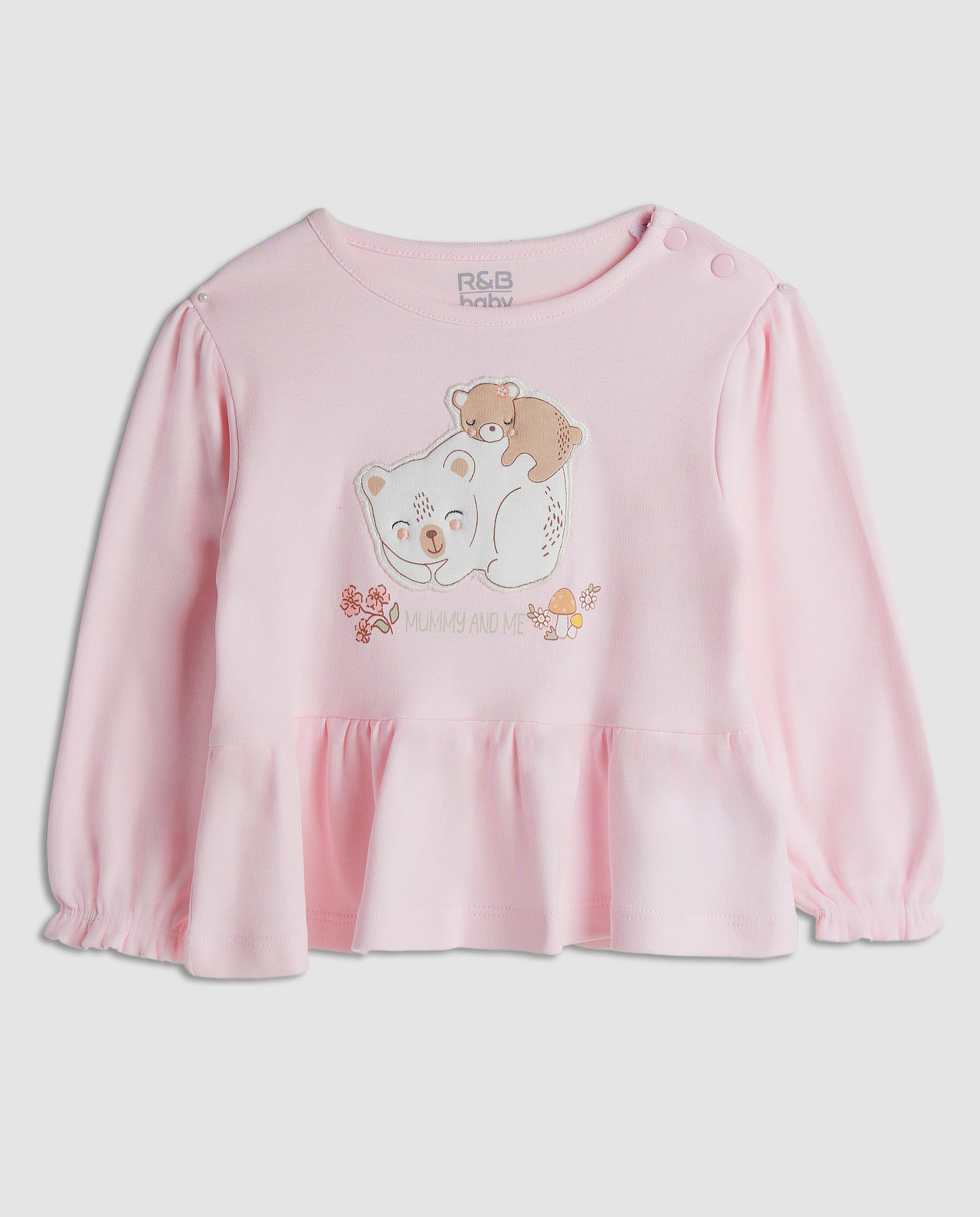 Printed Long Sleeves Clothing Set