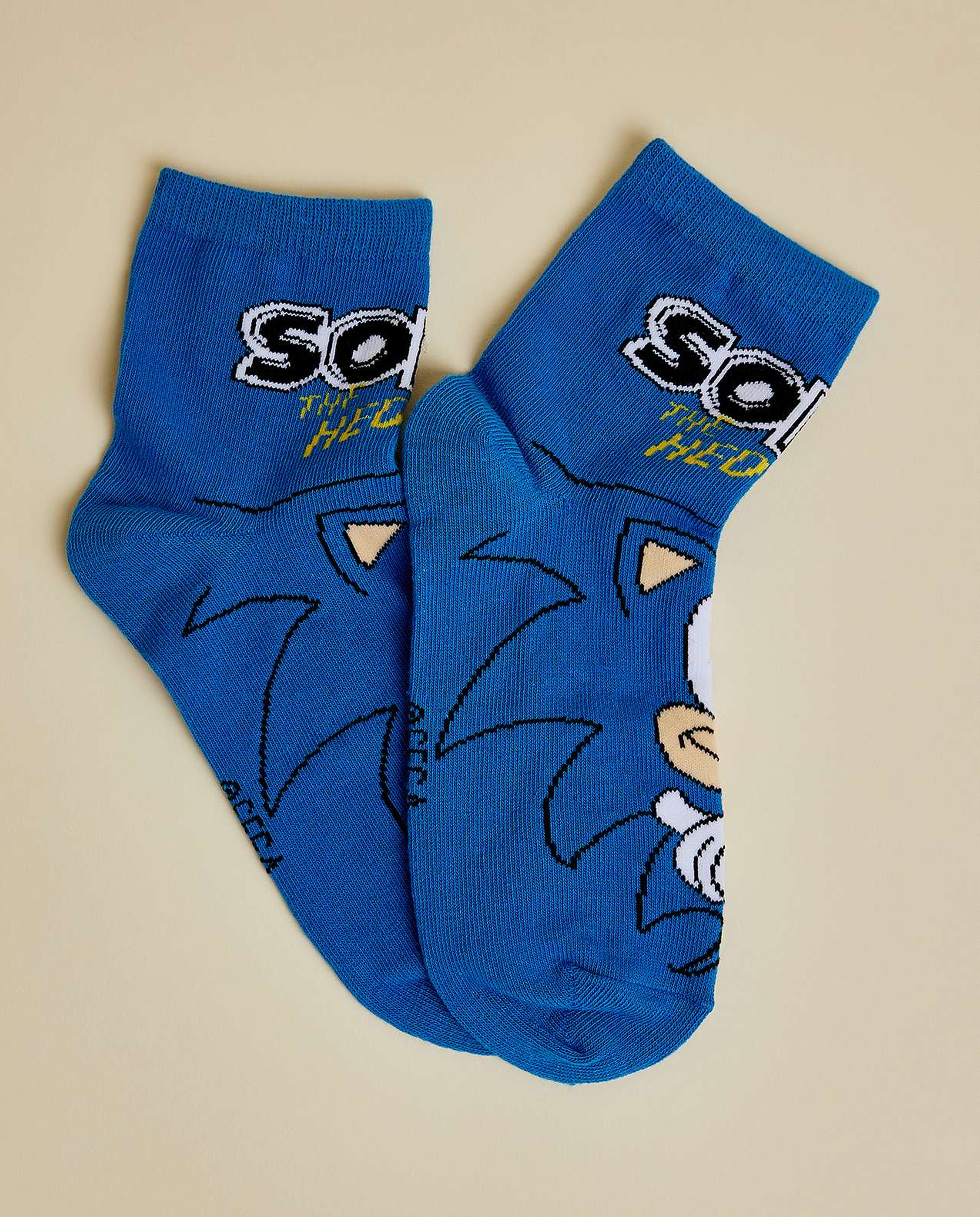 3 Pack Sonic Ankle Socks