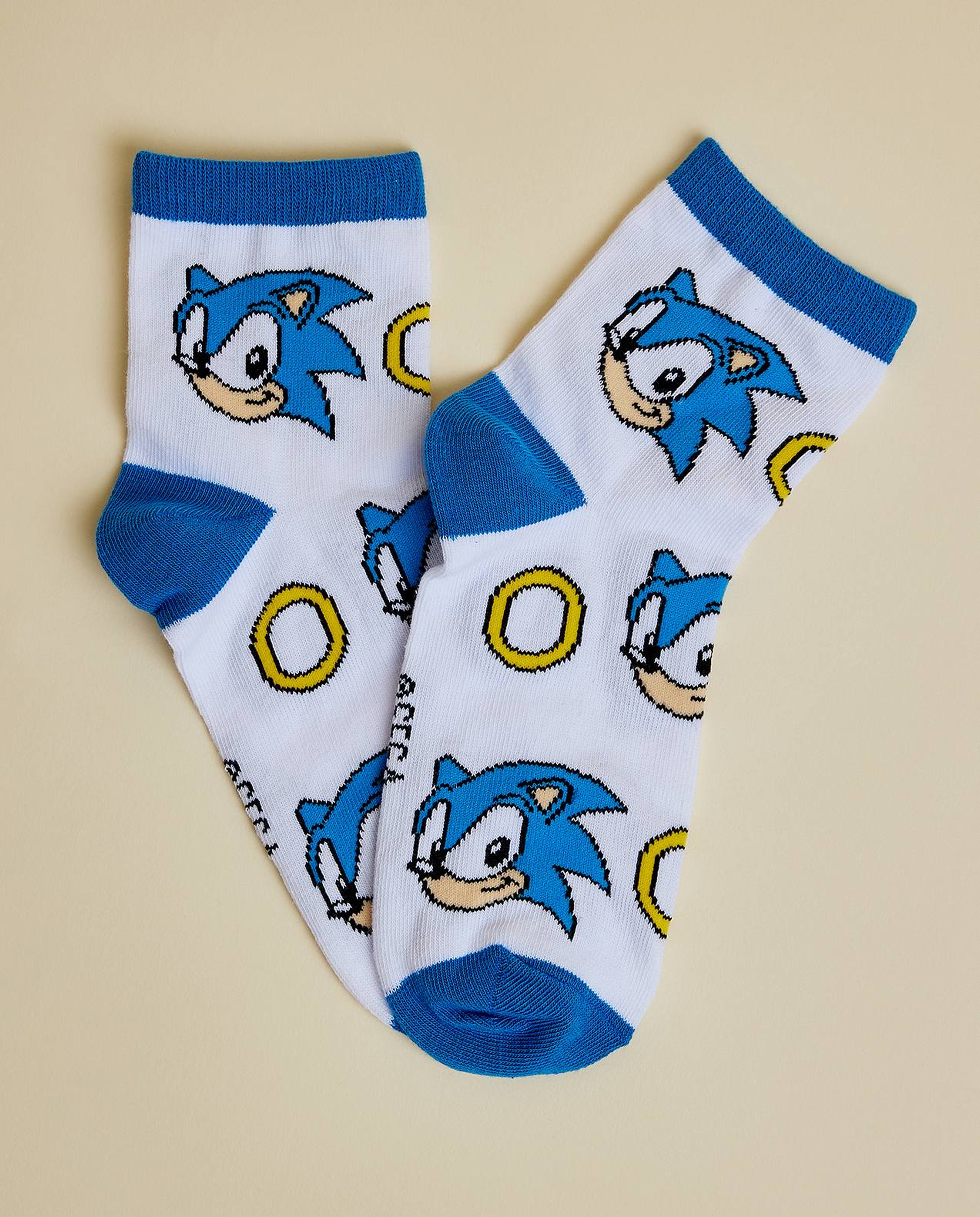3 Pack Sonic Ankle Socks