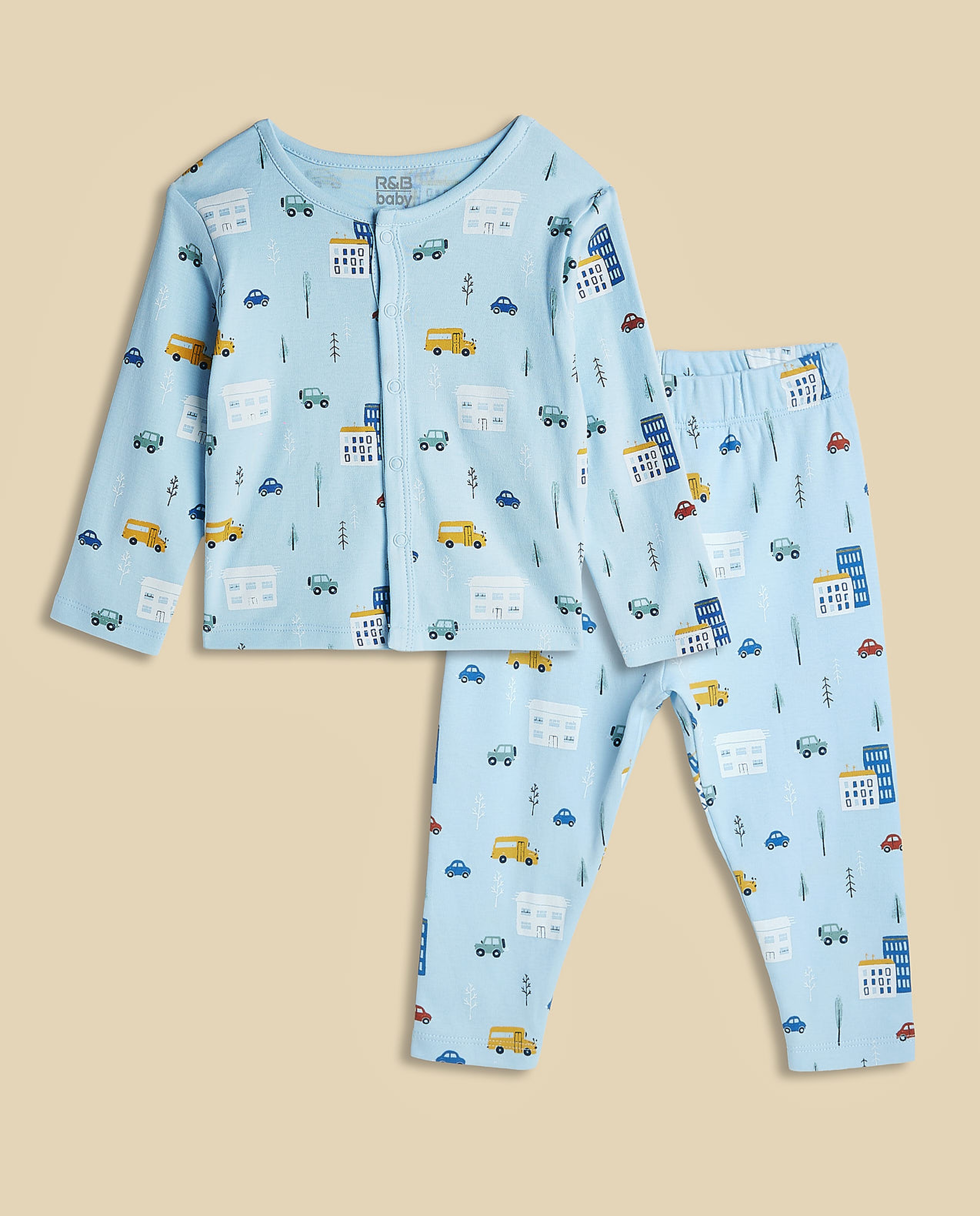 2 Pack Printed Pyjama Set
