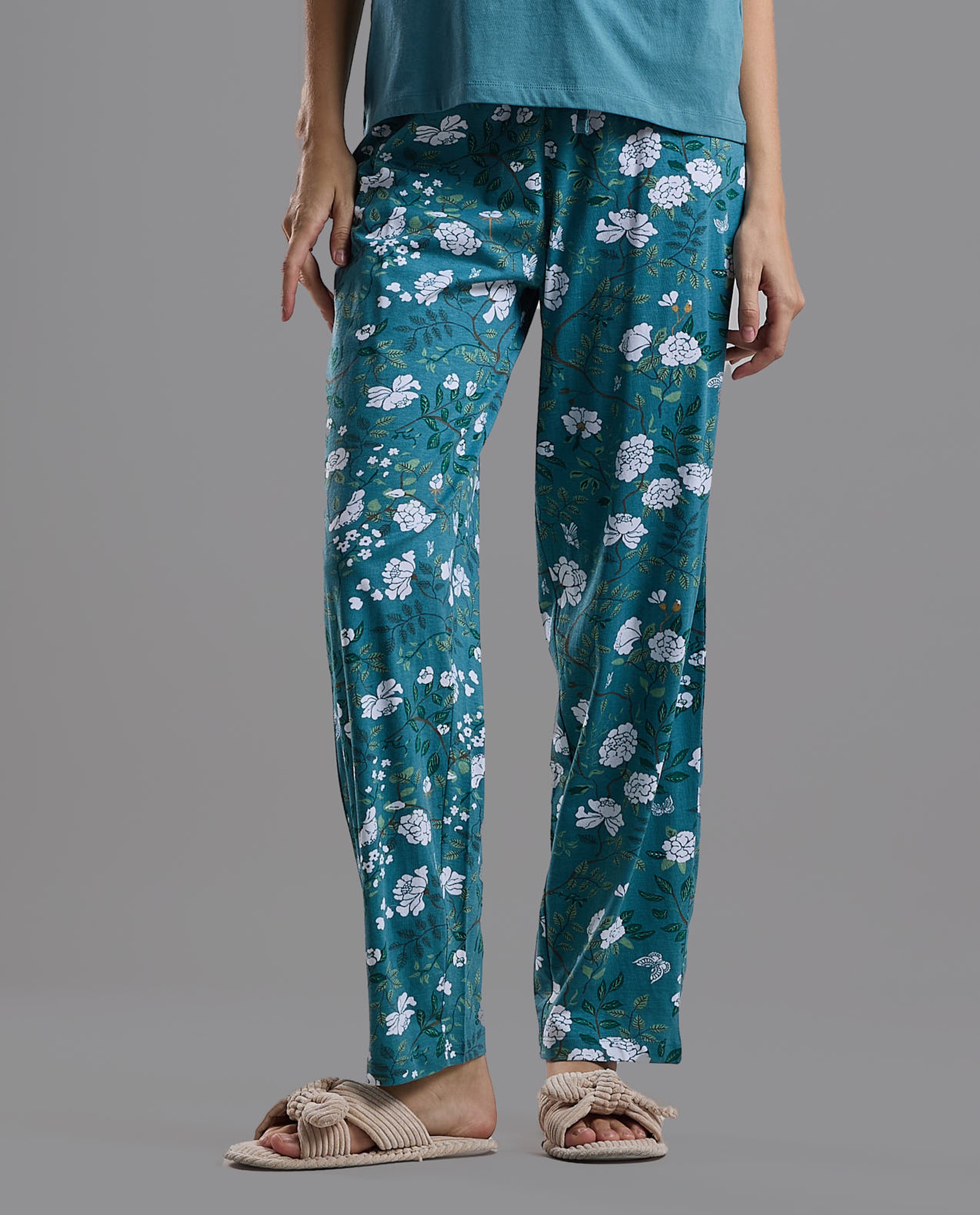 Printed Short Sleeves Pyjama Set