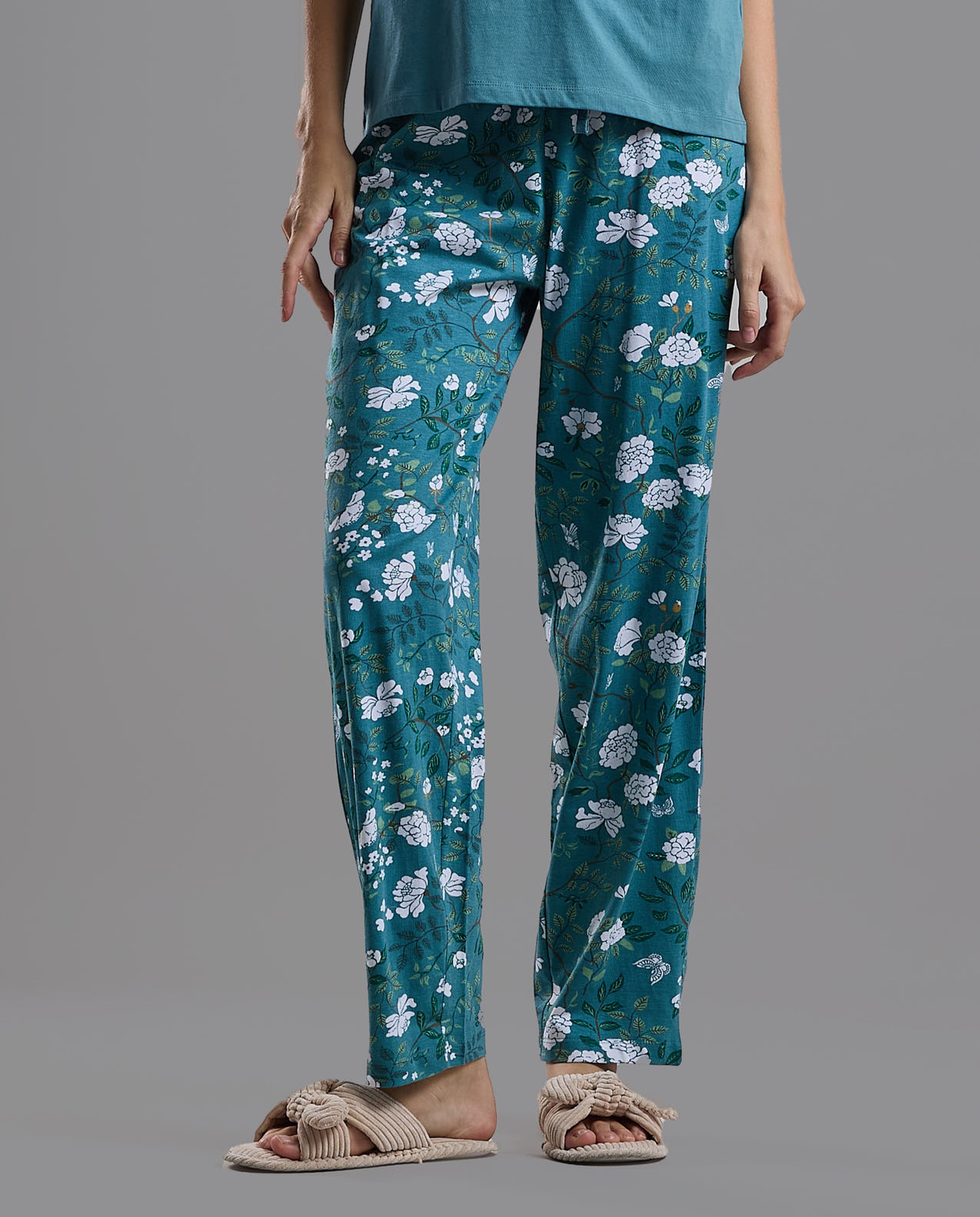 Printed Short Sleeves Pyjama Set