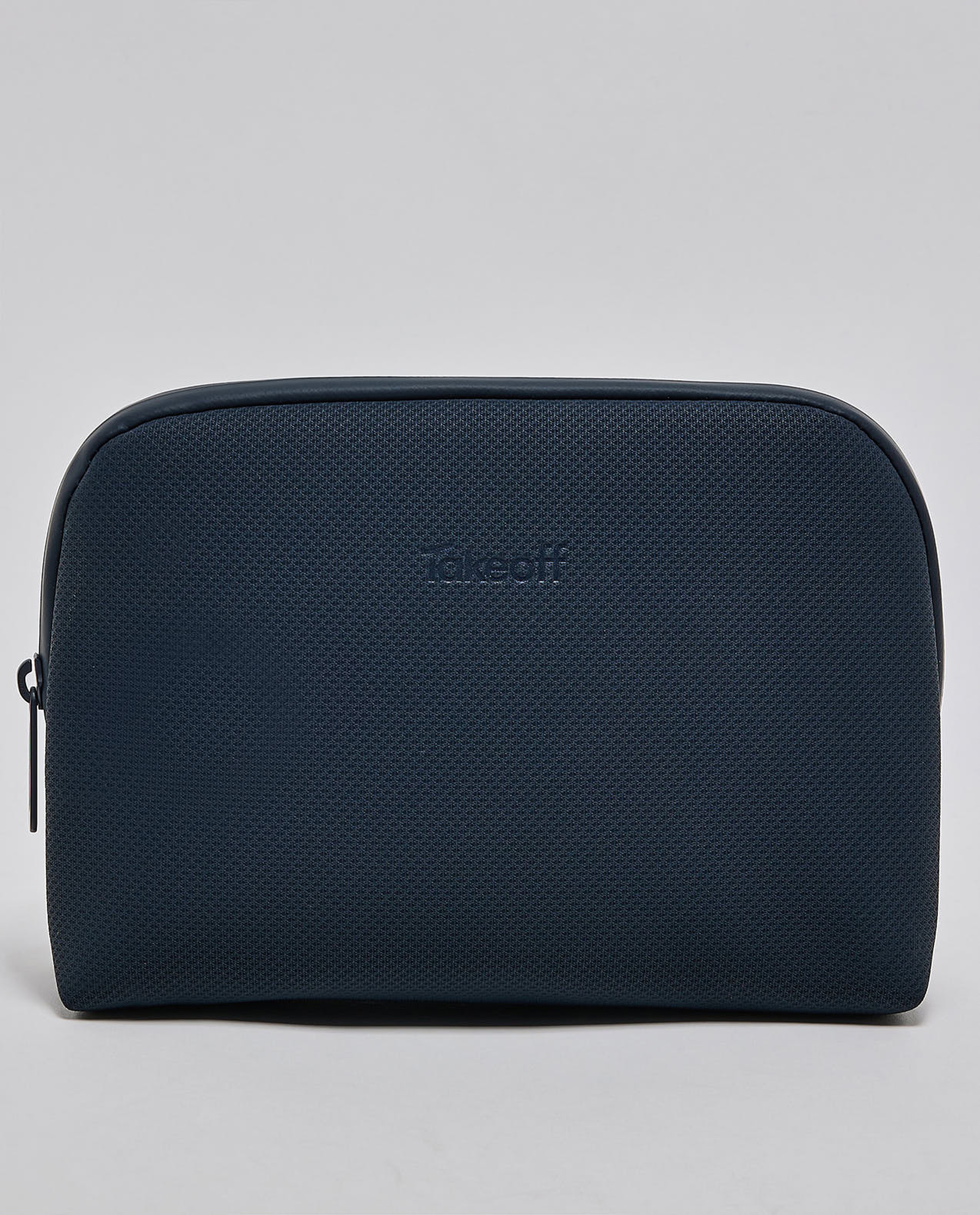 Textured Toiletry Pouch