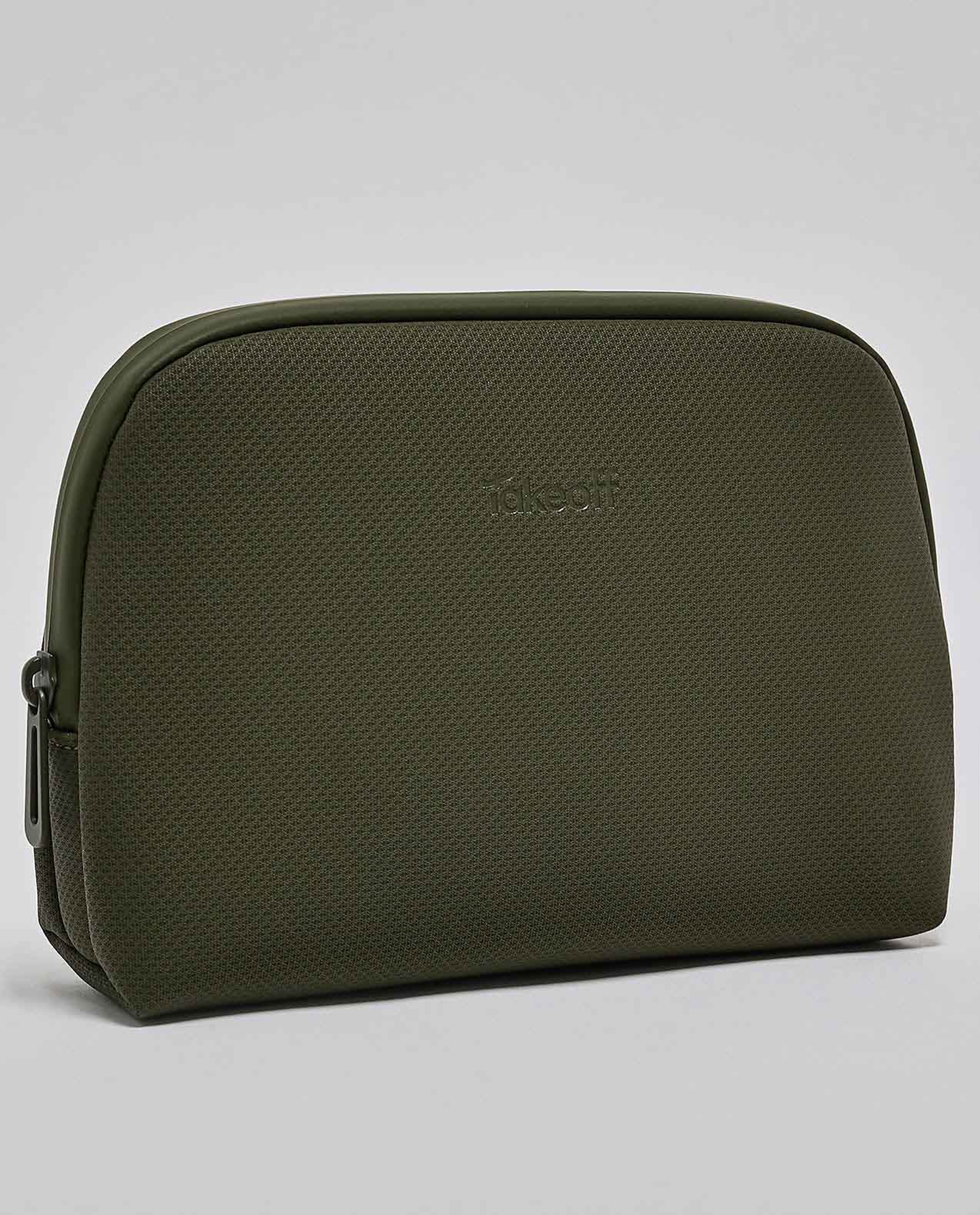 Textured Toiletry Pouch