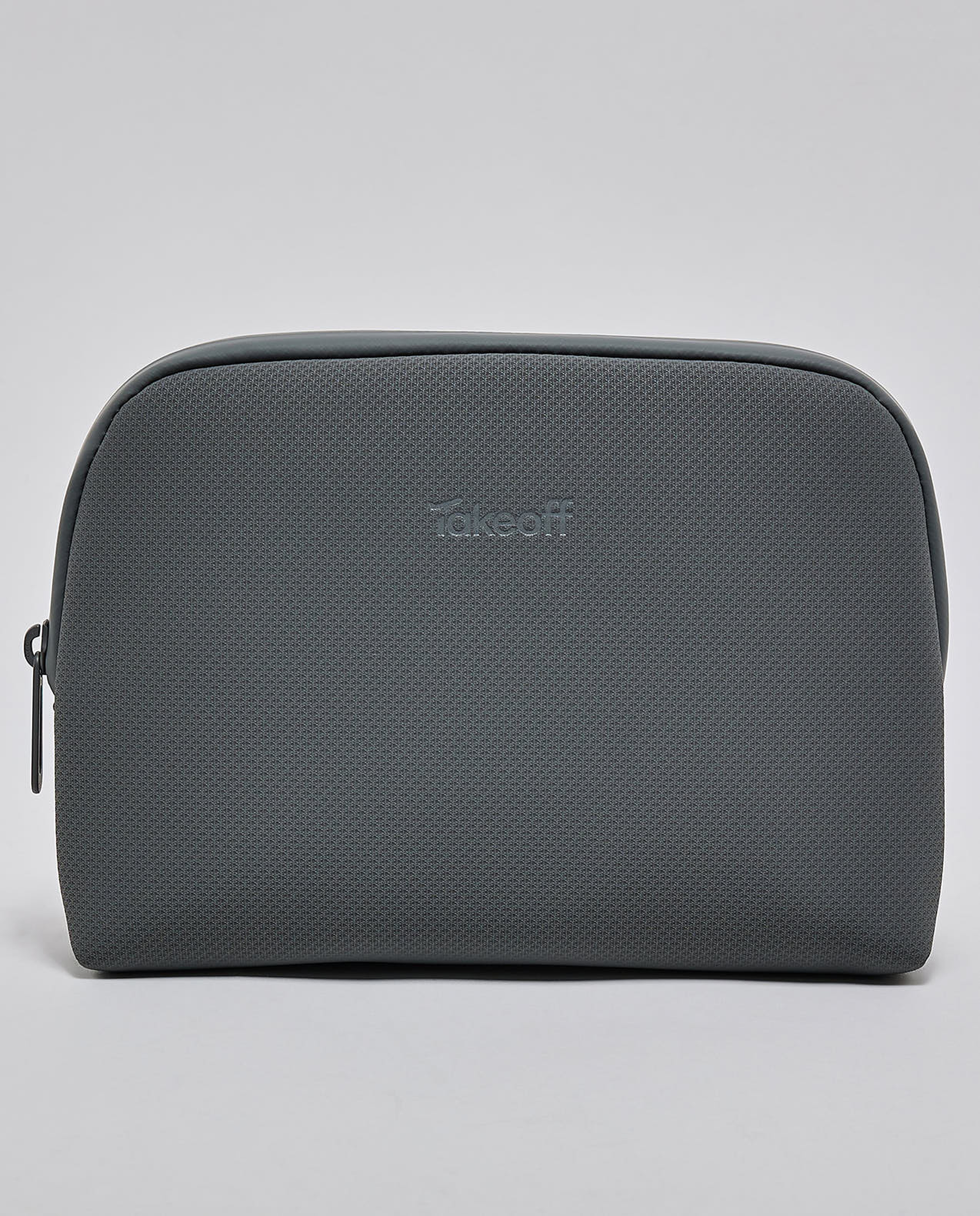 Textured Toiletry Pouch