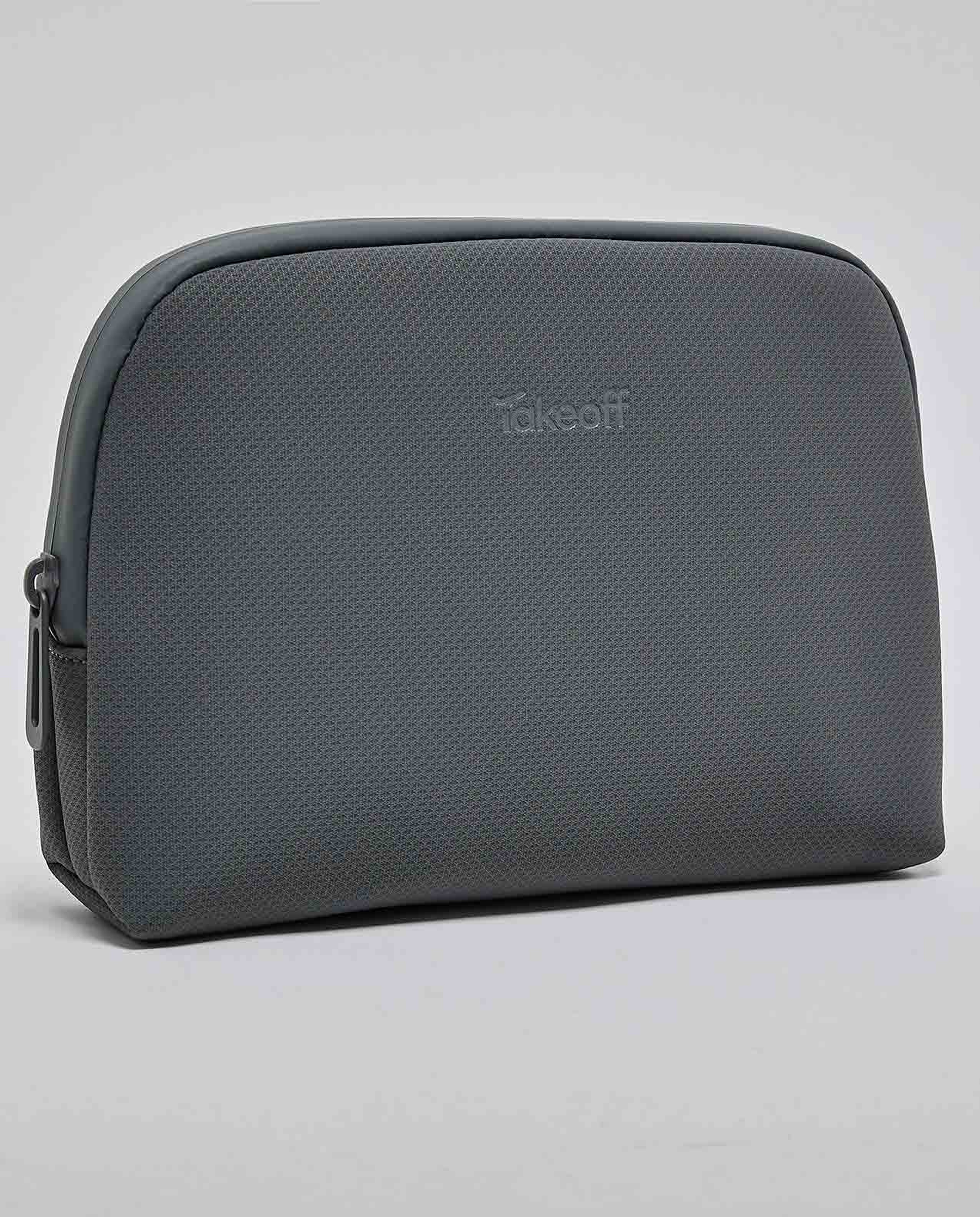 Textured Toiletry Pouch