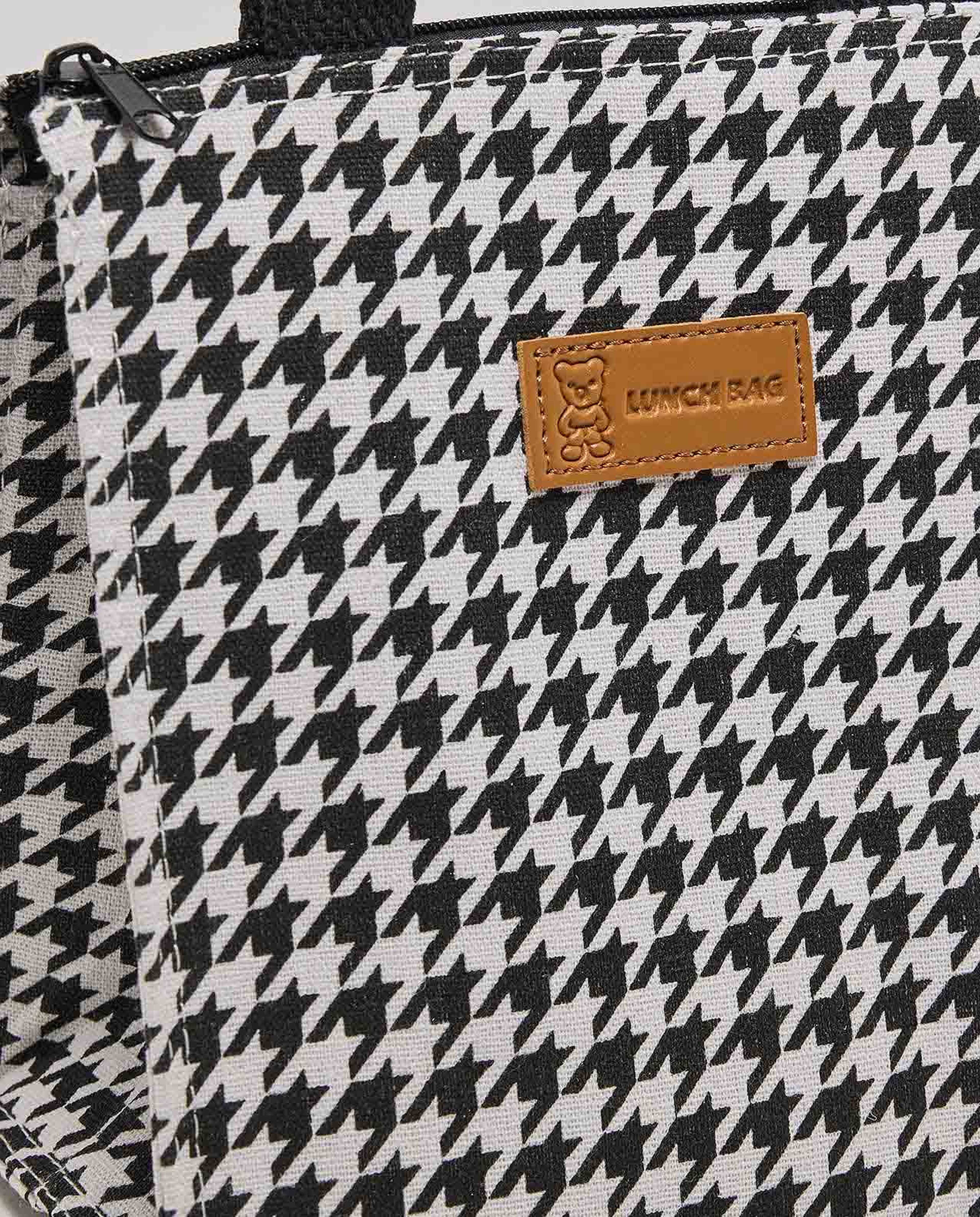 Houndstooth Lunch Bag