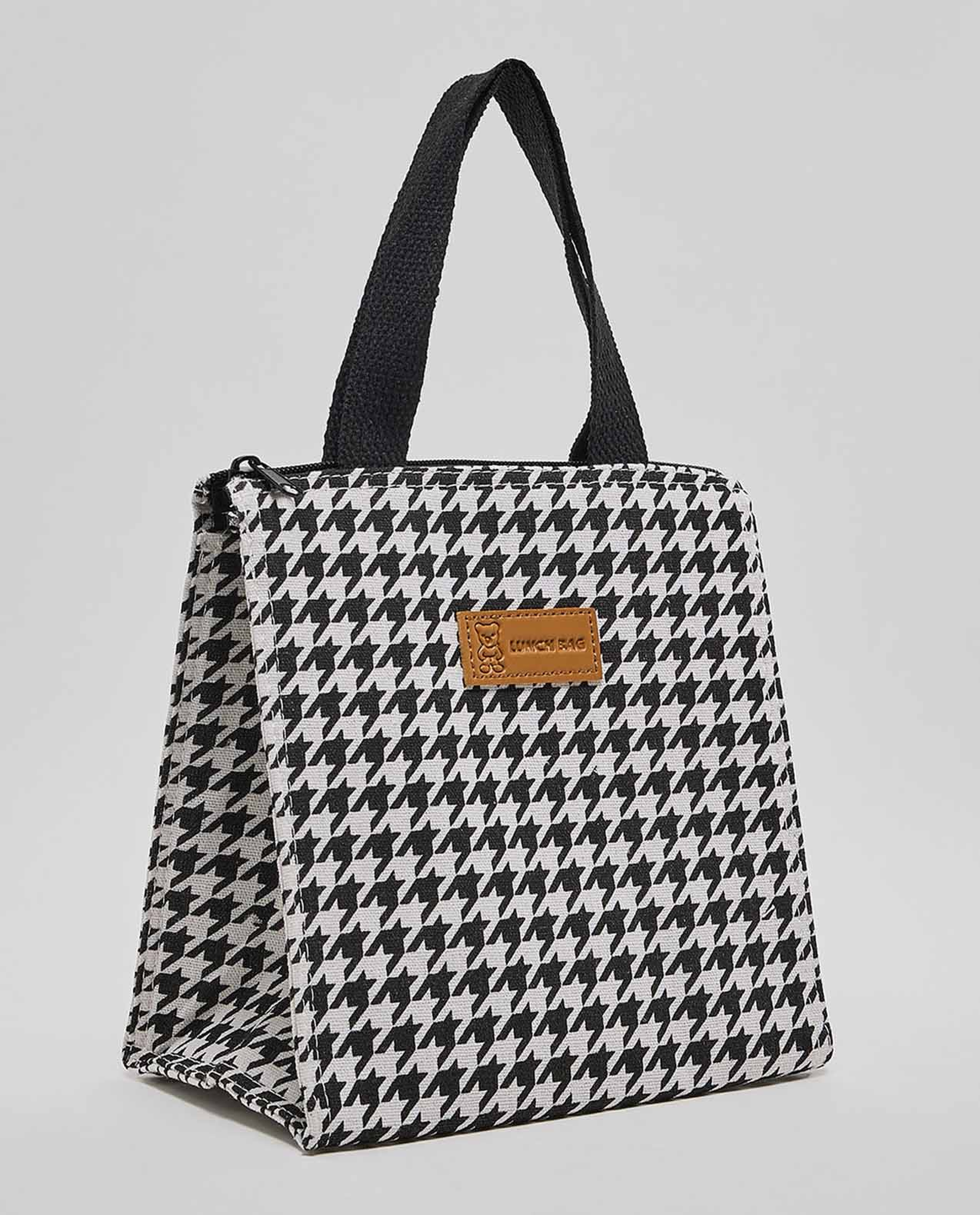 Houndstooth Lunch Bag