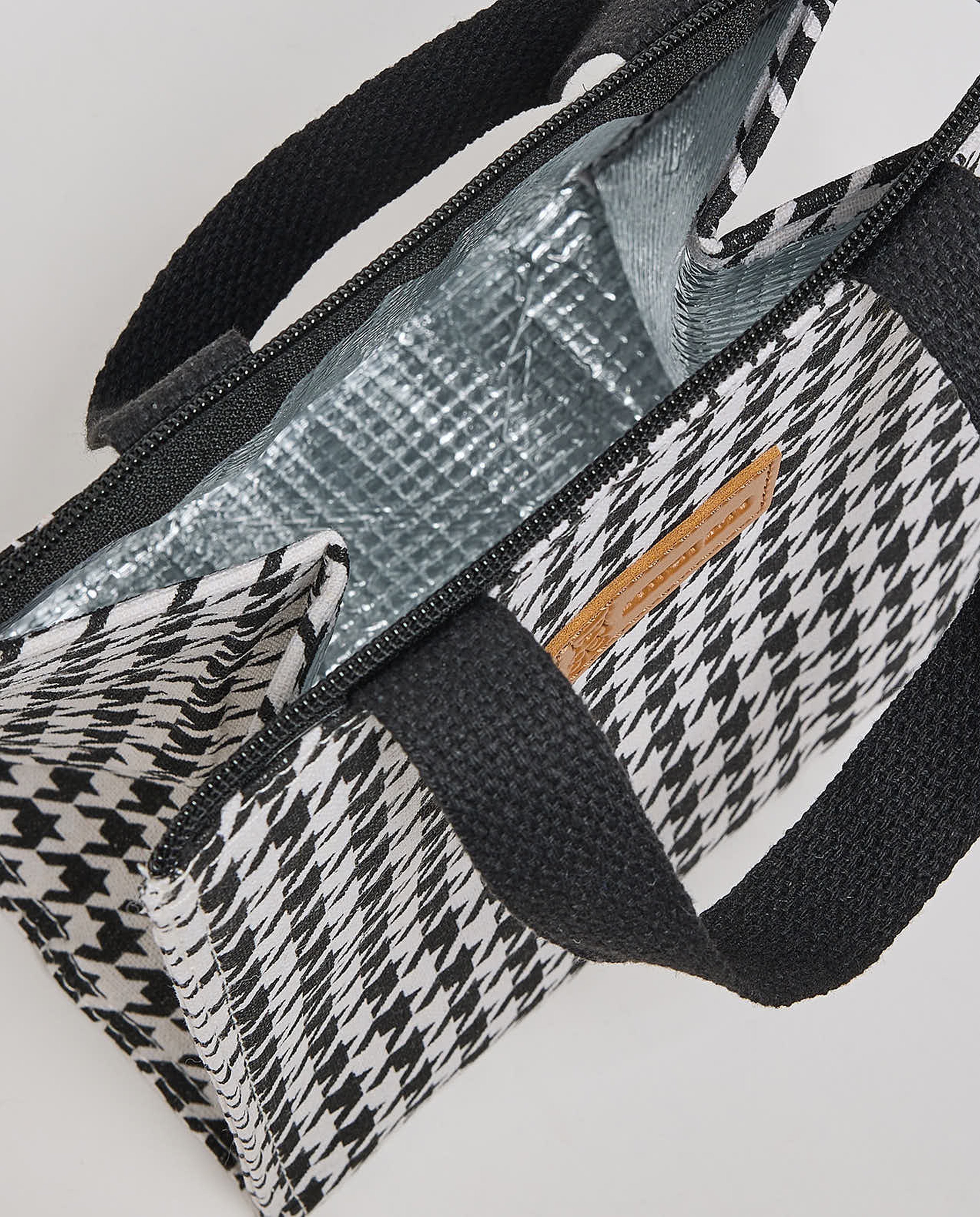 Houndstooth Lunch Bag