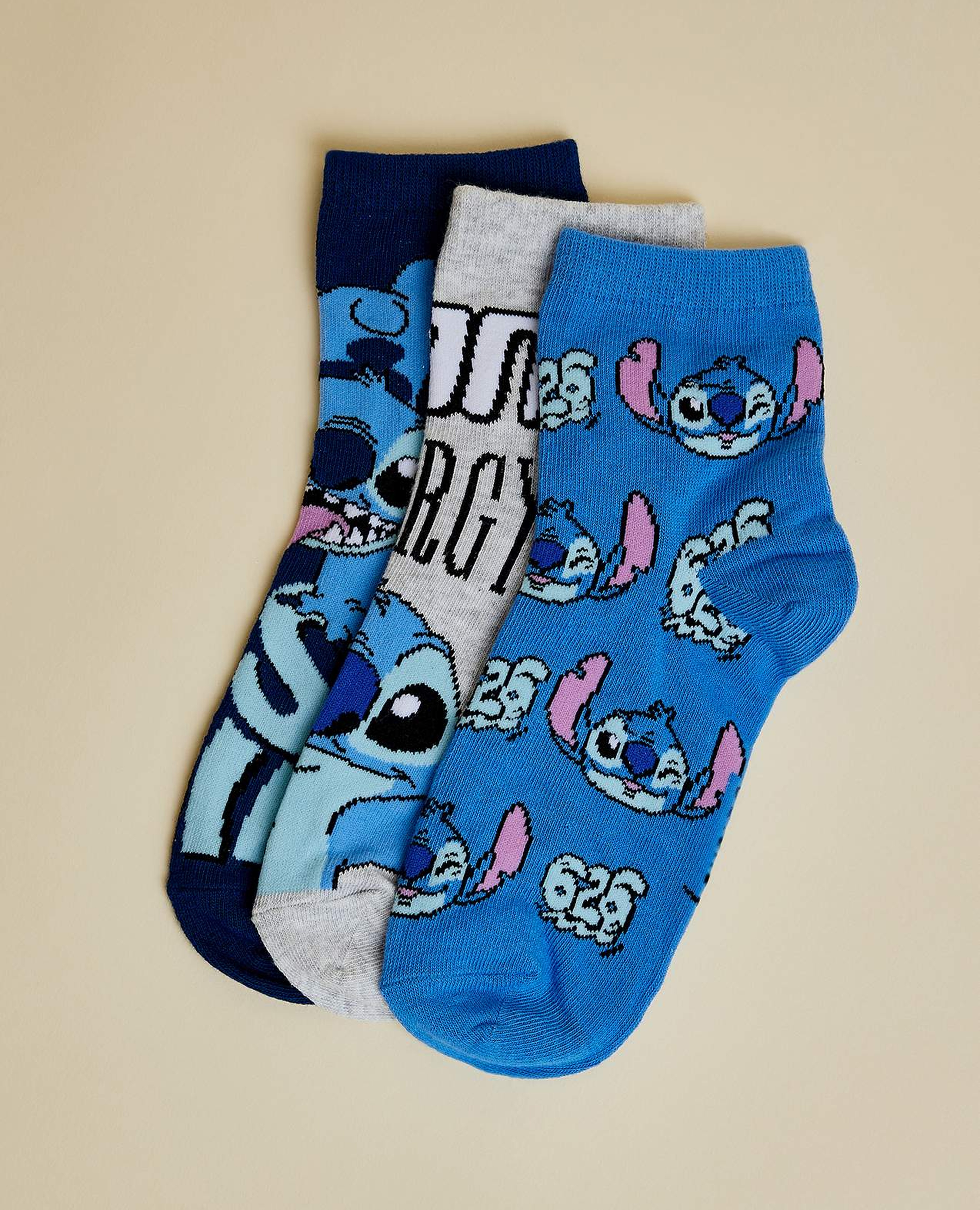 جوارب قصيرة ستيتش - 3 أزواج